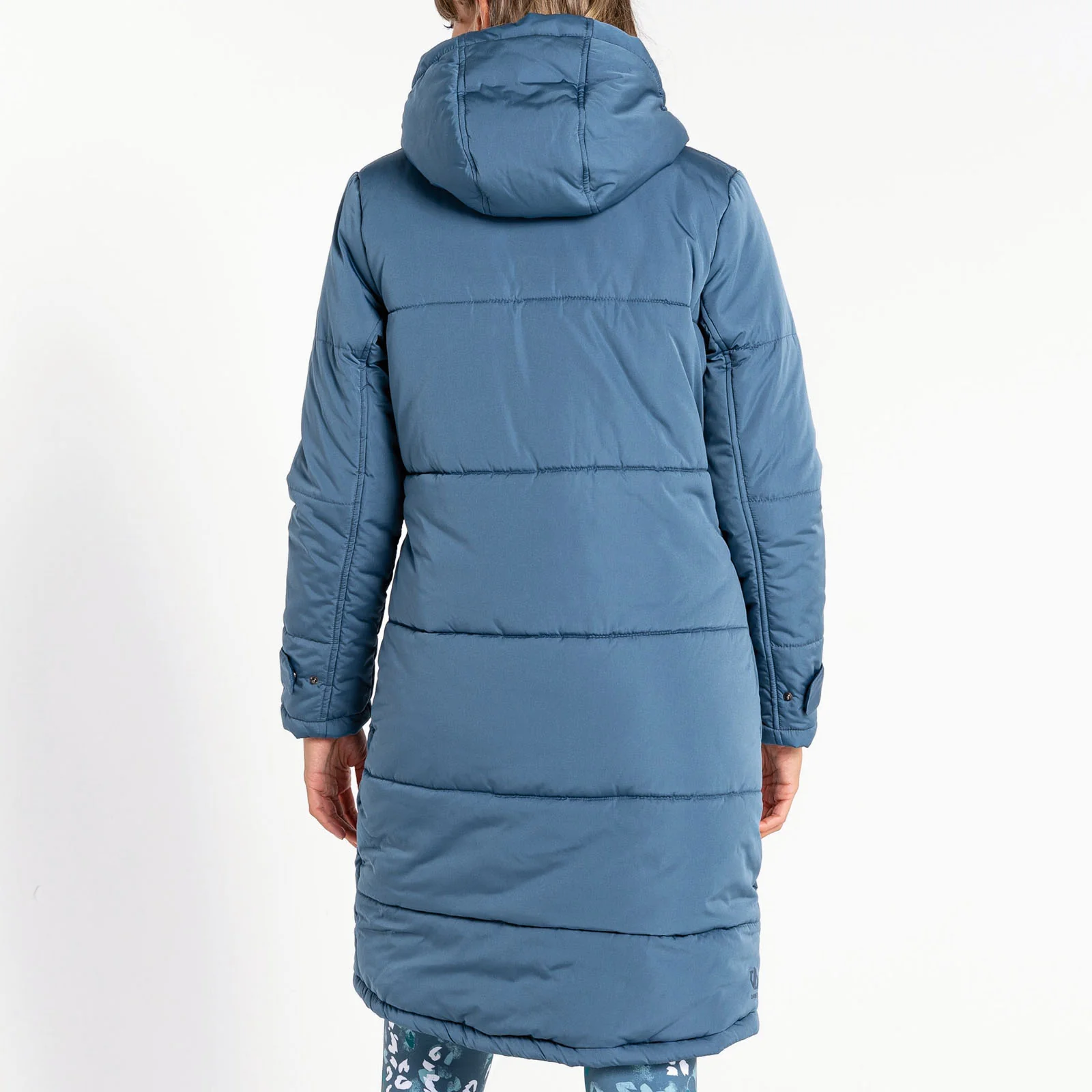 Dare 2b Womens Reputable II Longline Padded Jacket - Orion Grey - Image 2