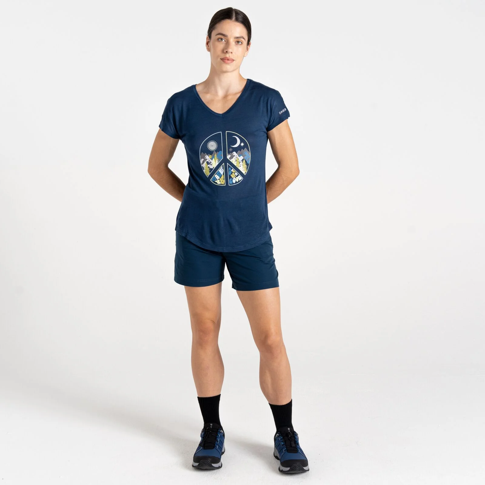 Dare 2B Womens Serene V Neck Short Sleeve T-Shirt - Image 11