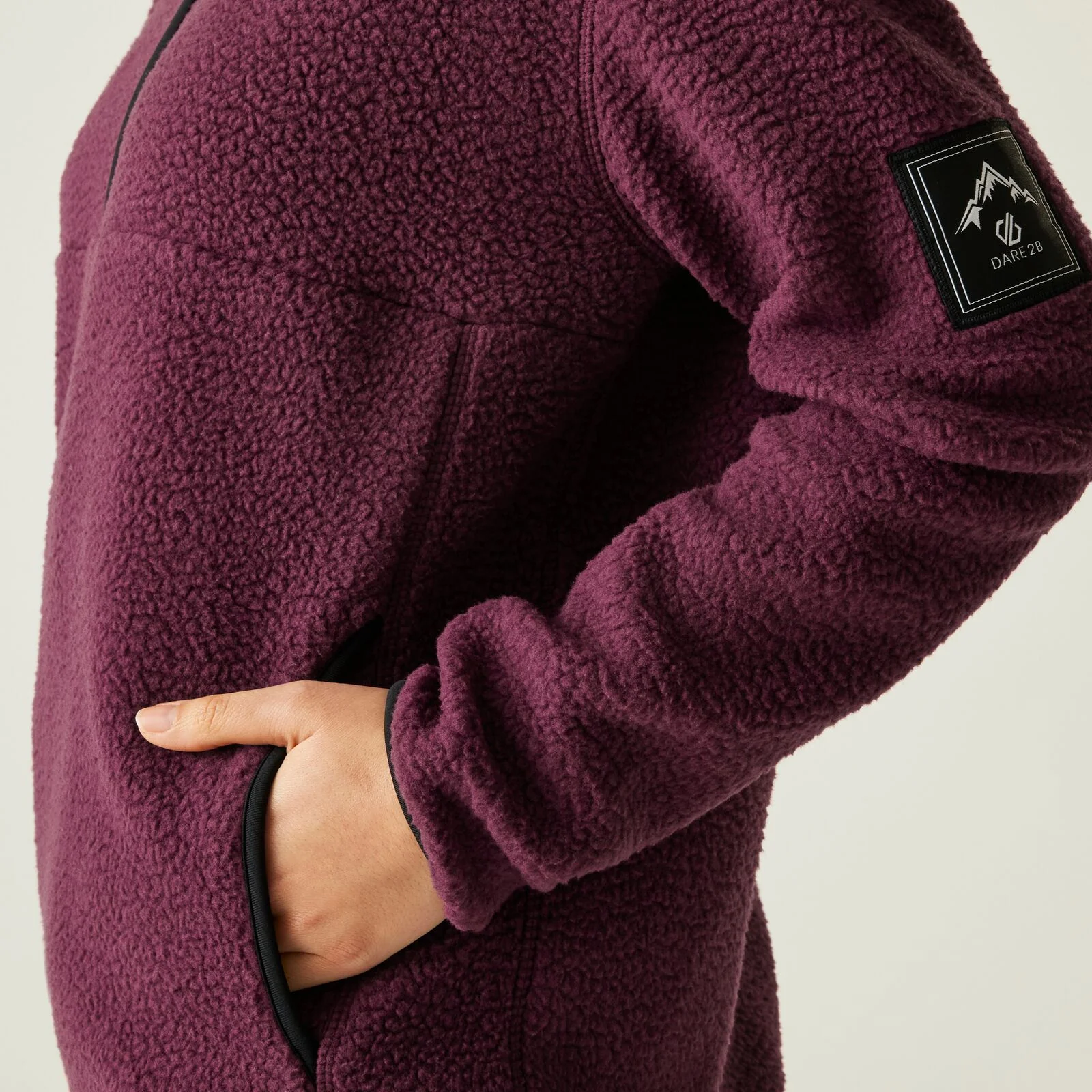 Dare 2b Womens Slid Out Half Zip Borg Fleece - Image 25