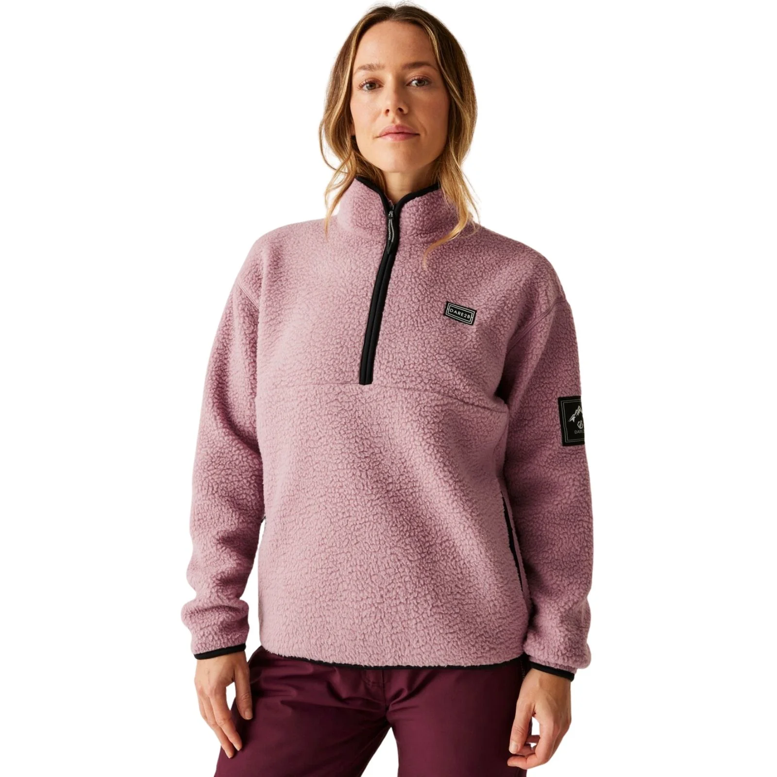 Dare 2b Womens Slid Out Half Zip Borg Fleece - Image 5