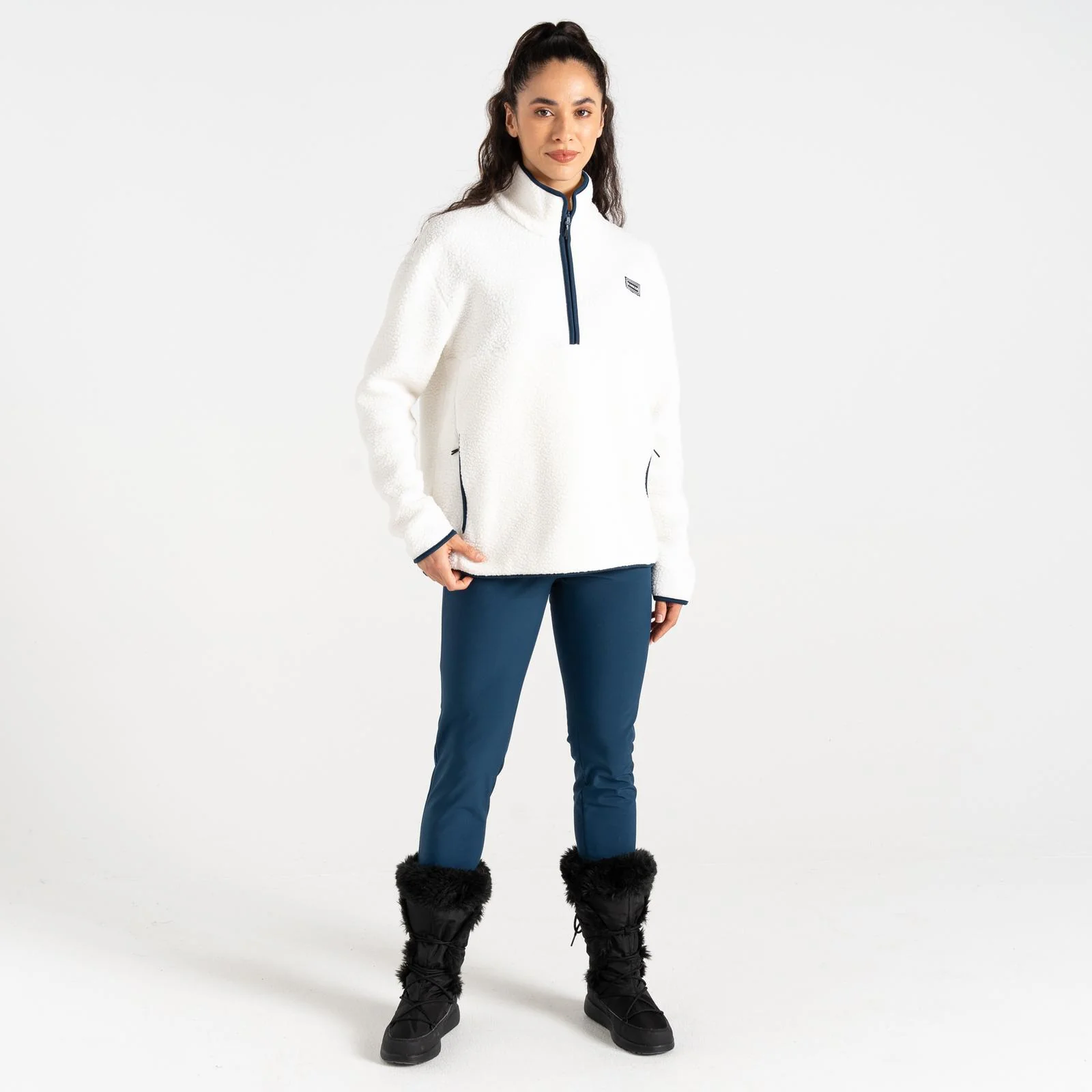 Dare 2b Womens Slid Out Half Zip Borg Fleece - Image 7