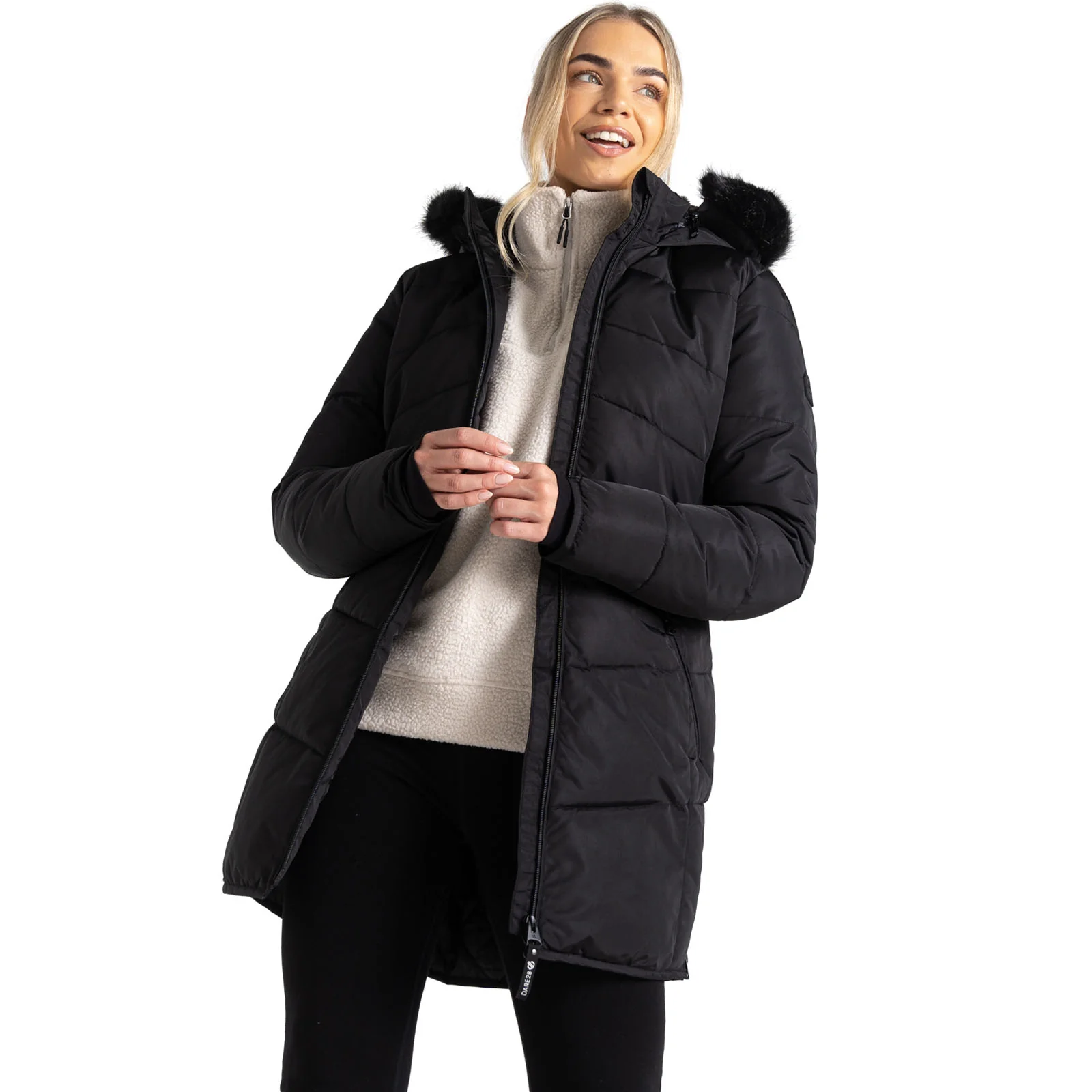 Dare 2b Womens Striking III Longline Padded Jacket - Image 3