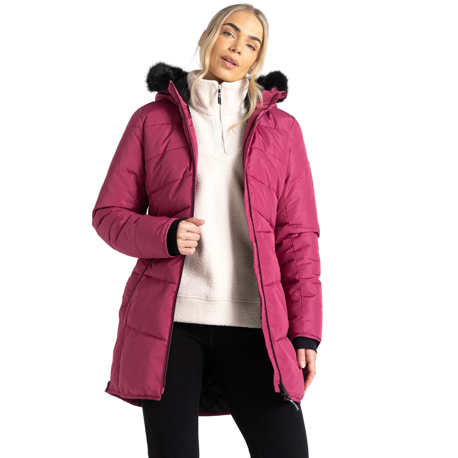 Dare 2b Womens Striking III Longline Padded Jacket - Image 4