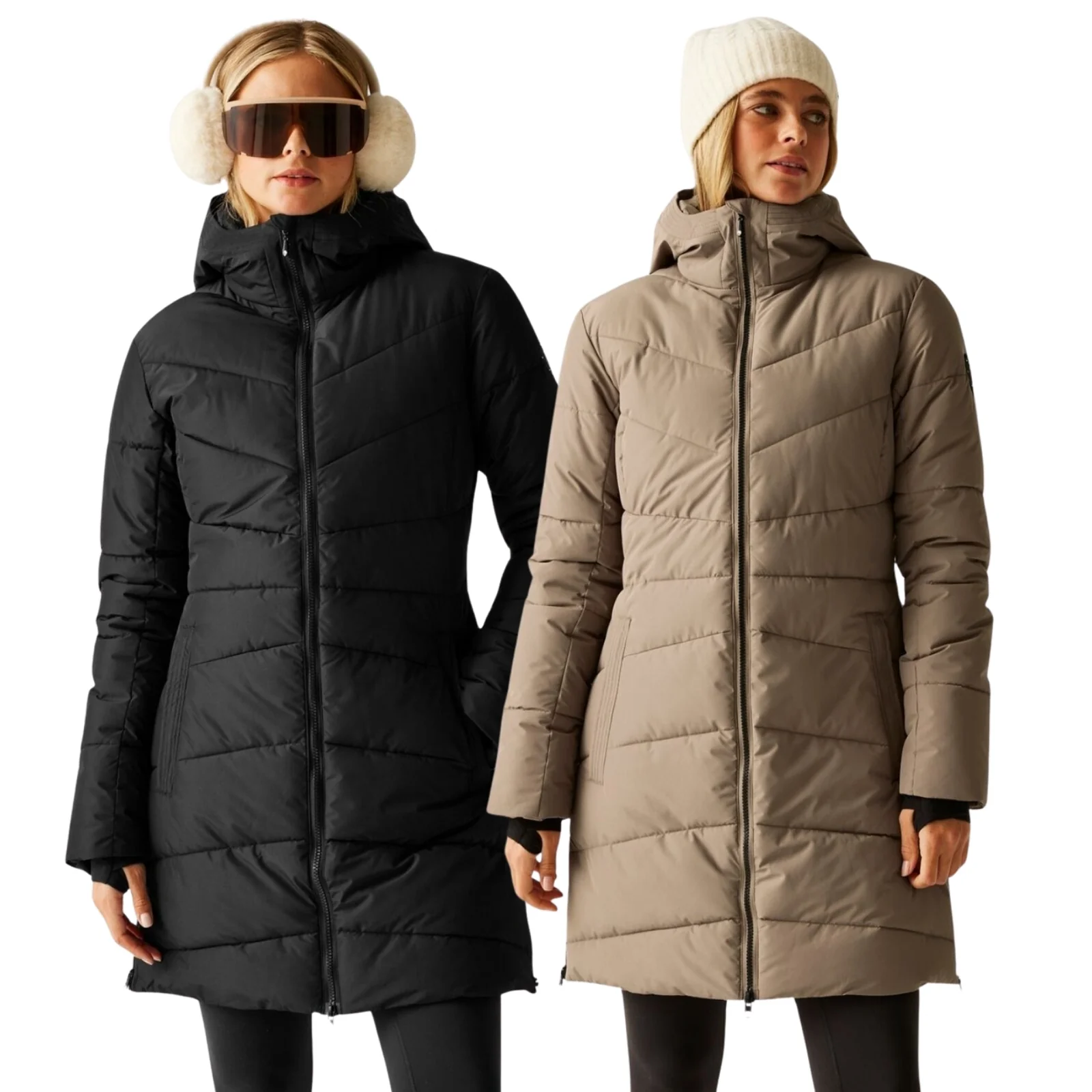 Dare 2b Womens Striking V Slim Fit Waterproof Ski Jacket