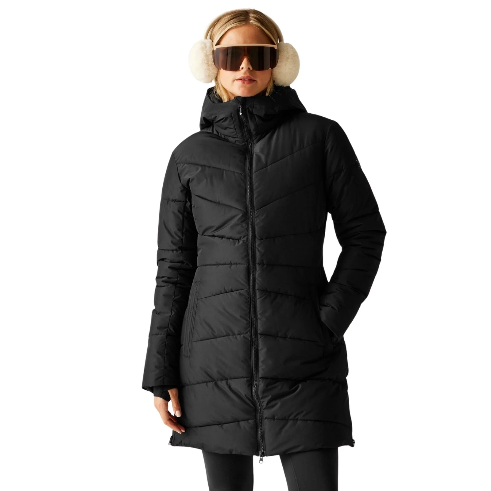 Dare 2b Womens Striking V Slim Fit Waterproof Ski Jacket - Image 3