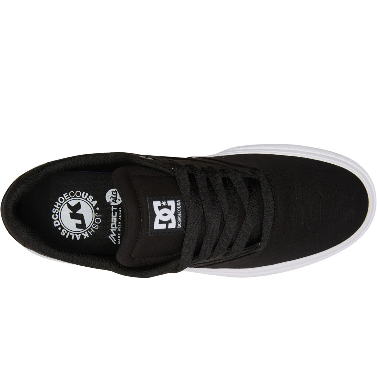 DC Shoes Mens Kalis Low Rise Suede Leather Trainers - Image 25
