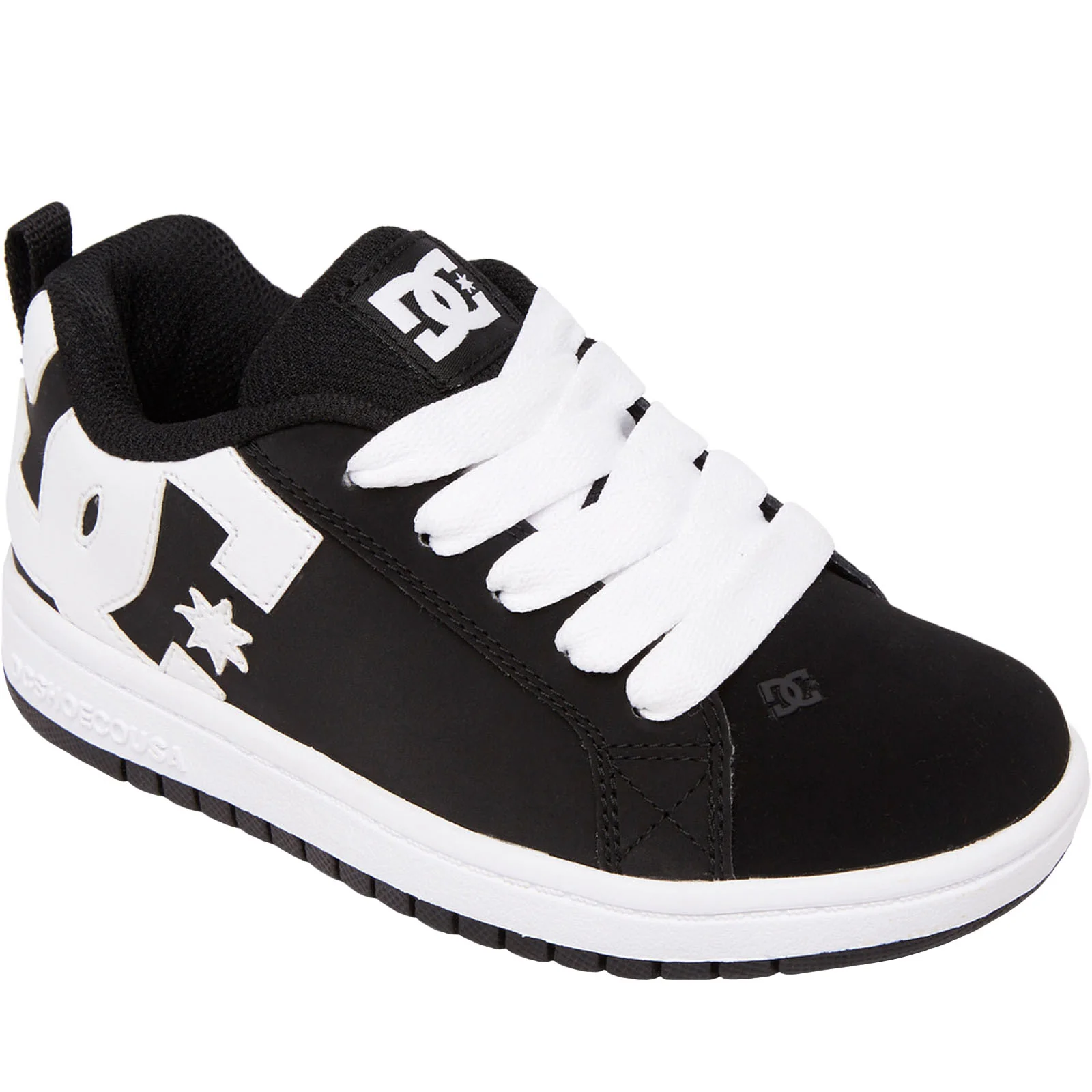 DC Shoes Kids Court Graffik Leather Chunky Trainers - Image 3