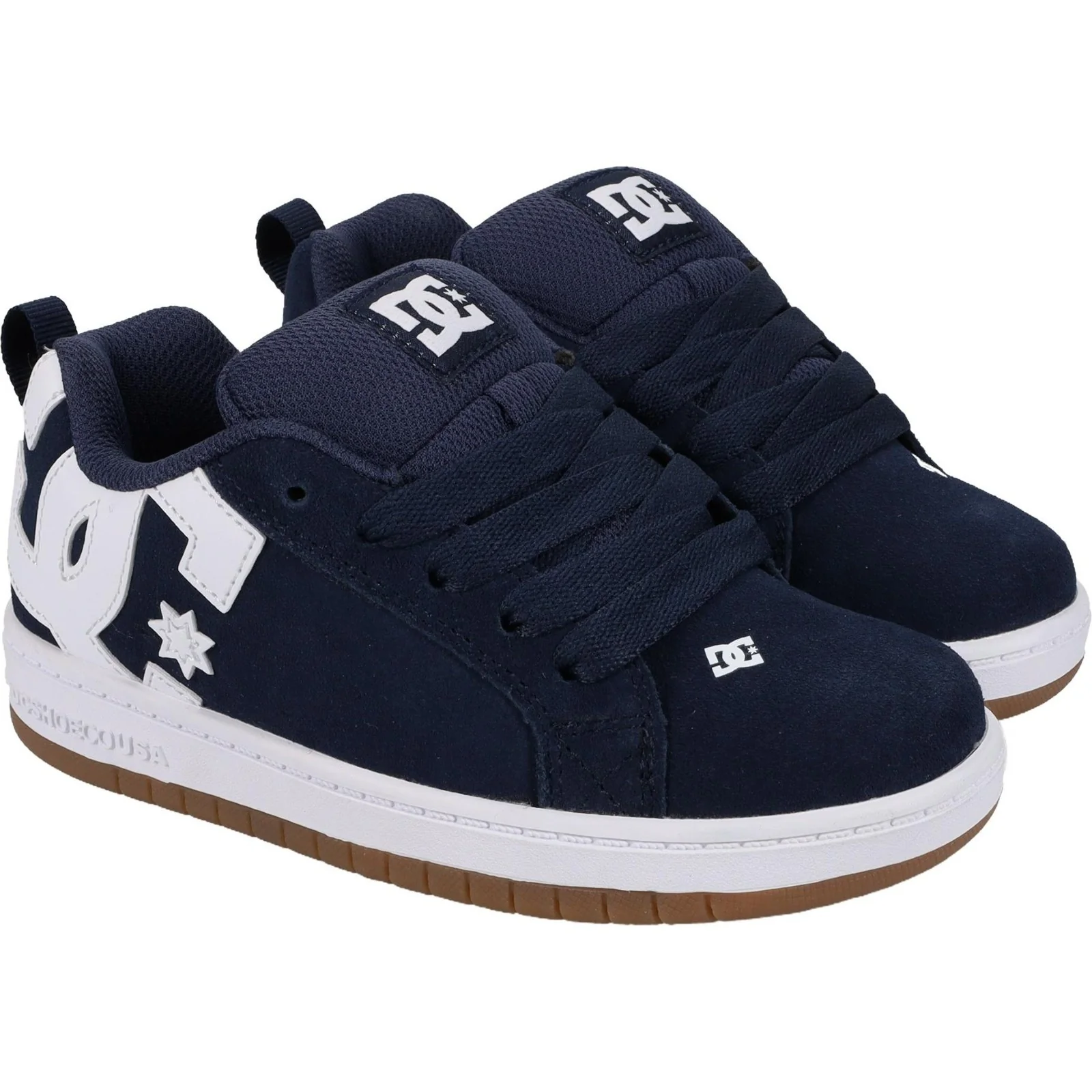 DC Shoes Kids Court Graffik Leather Chunky Trainers - Image 7