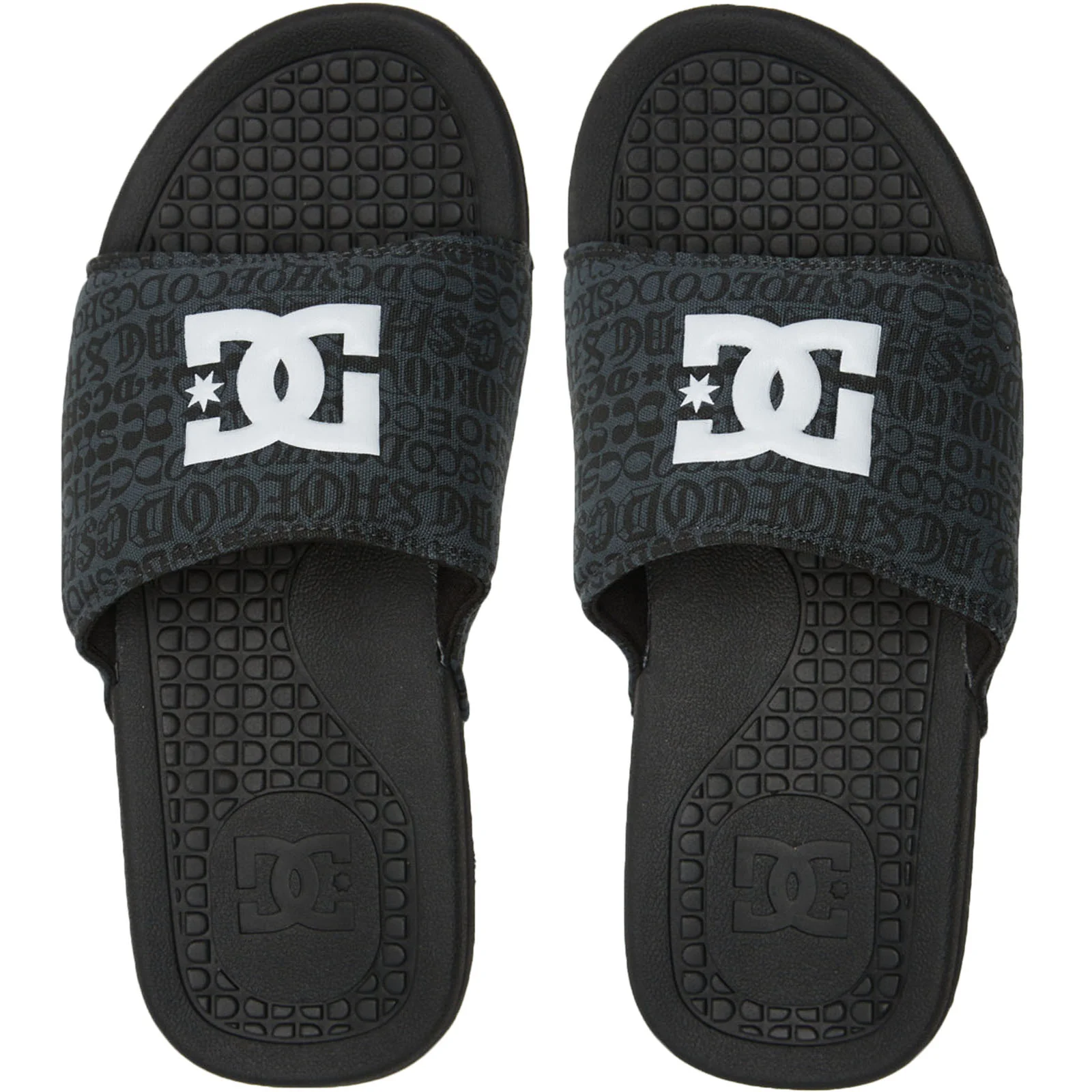 DC Shoes Mens Bolsa Leather Sliders - Image 2