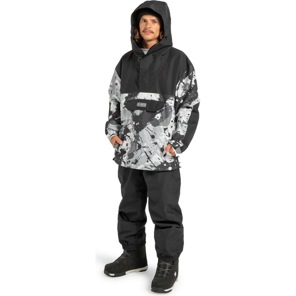 DC Shoes Mens DC-43 Anorak Pouch Pocket Waterproof Jacket - Image 2