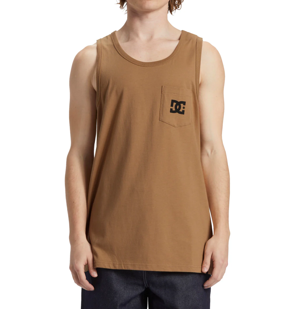 DC Shoes Mens DC Star Pocket Crew Neck Vest Top - Image 2