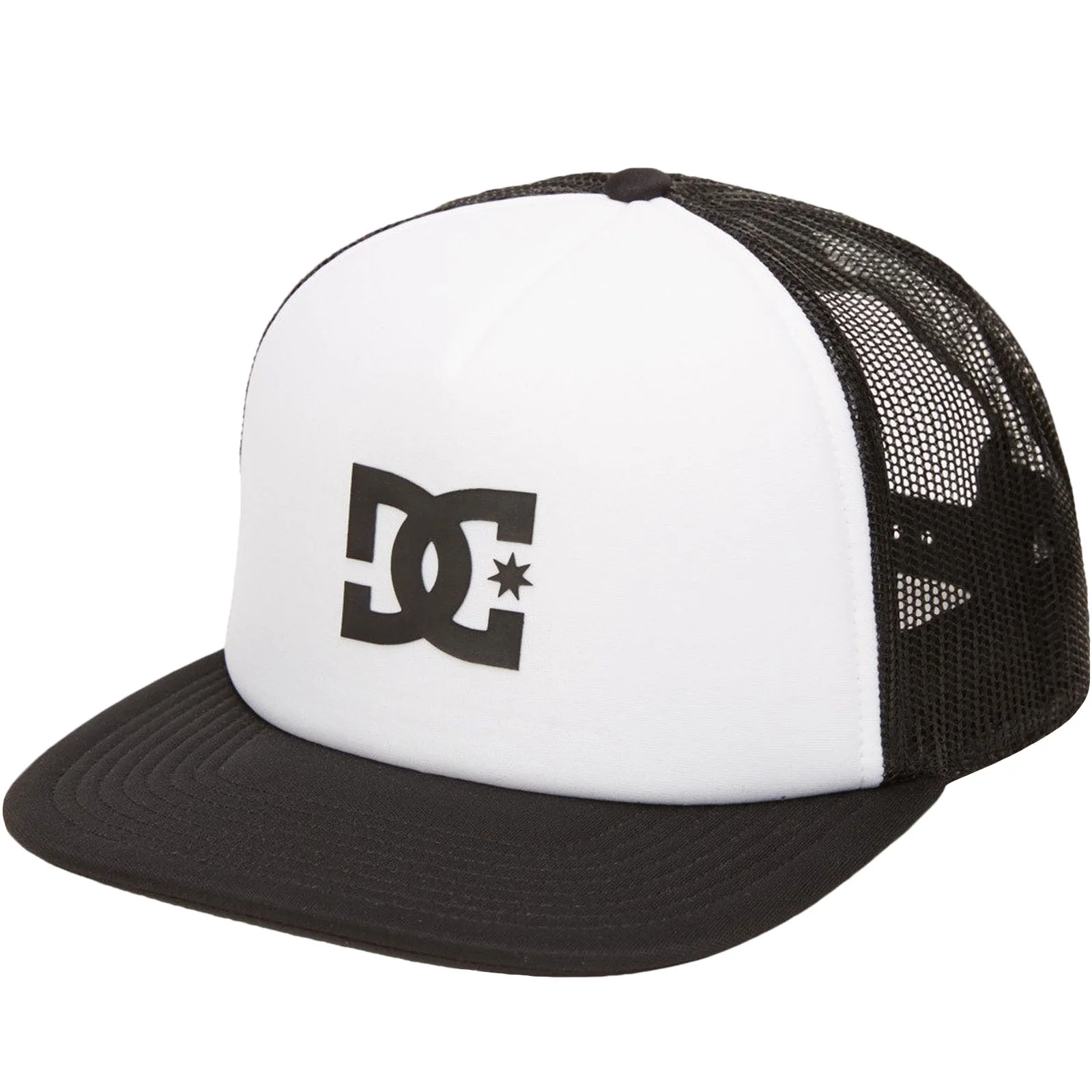 DC Shoes Mens Gas Station 5 Panel Trucker Snapback Cap - Image 5