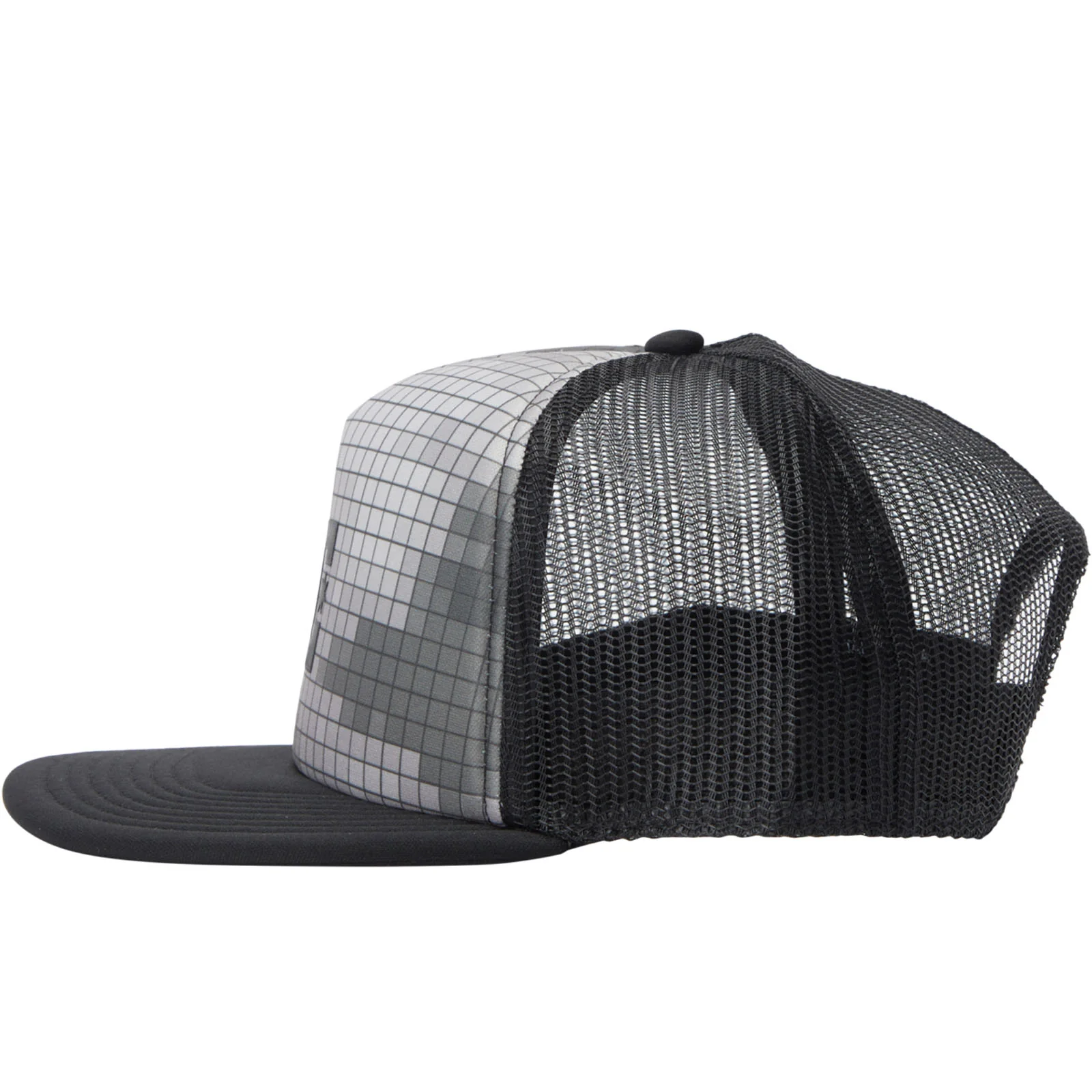 DC Shoes Mens Gas Station Mesh Panel Trucker Cap - Black - Image 3