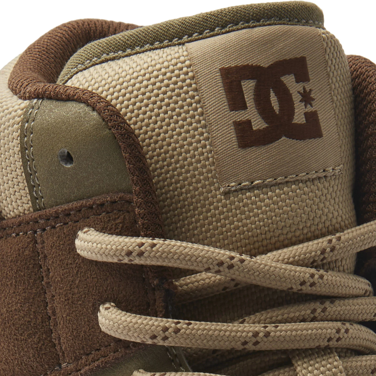 DC Shoes Mens Manteca 4 High Top Suede Leather Trainers - Dark Choc - Image 7