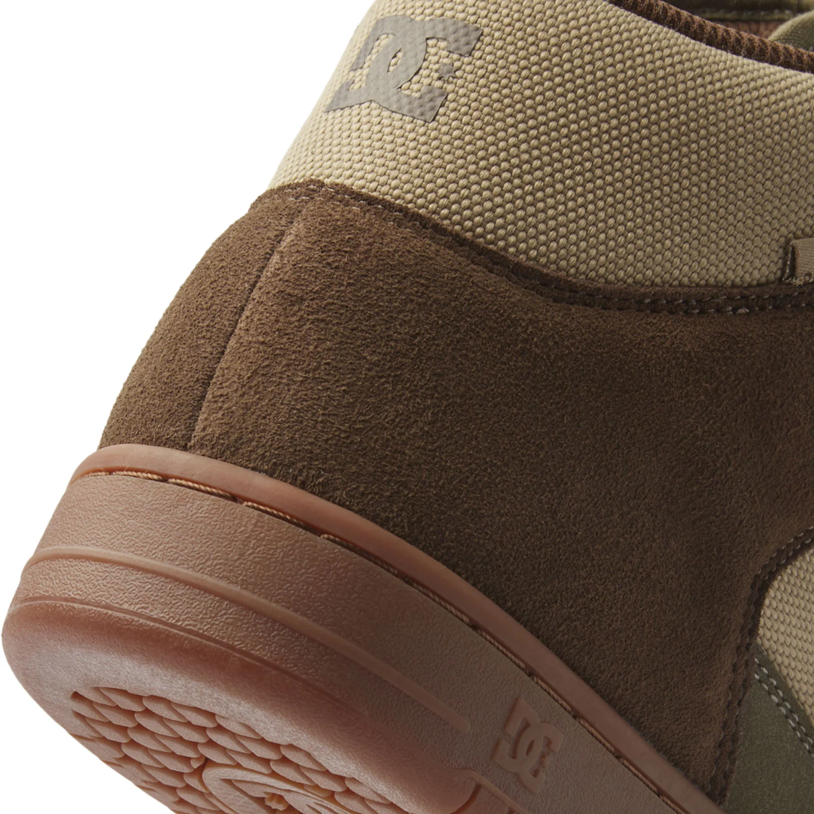 DC Shoes Mens Manteca 4 High Top Suede Leather Trainers - Dark Choc - Image 8