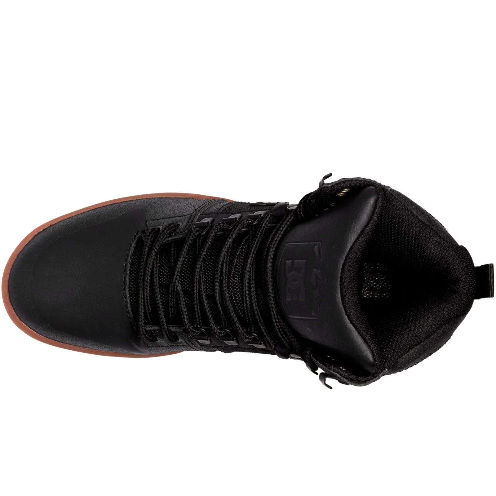 DC Shoes Mens Pure Hi Mid Rise Leather Chunky Boots - Image 6