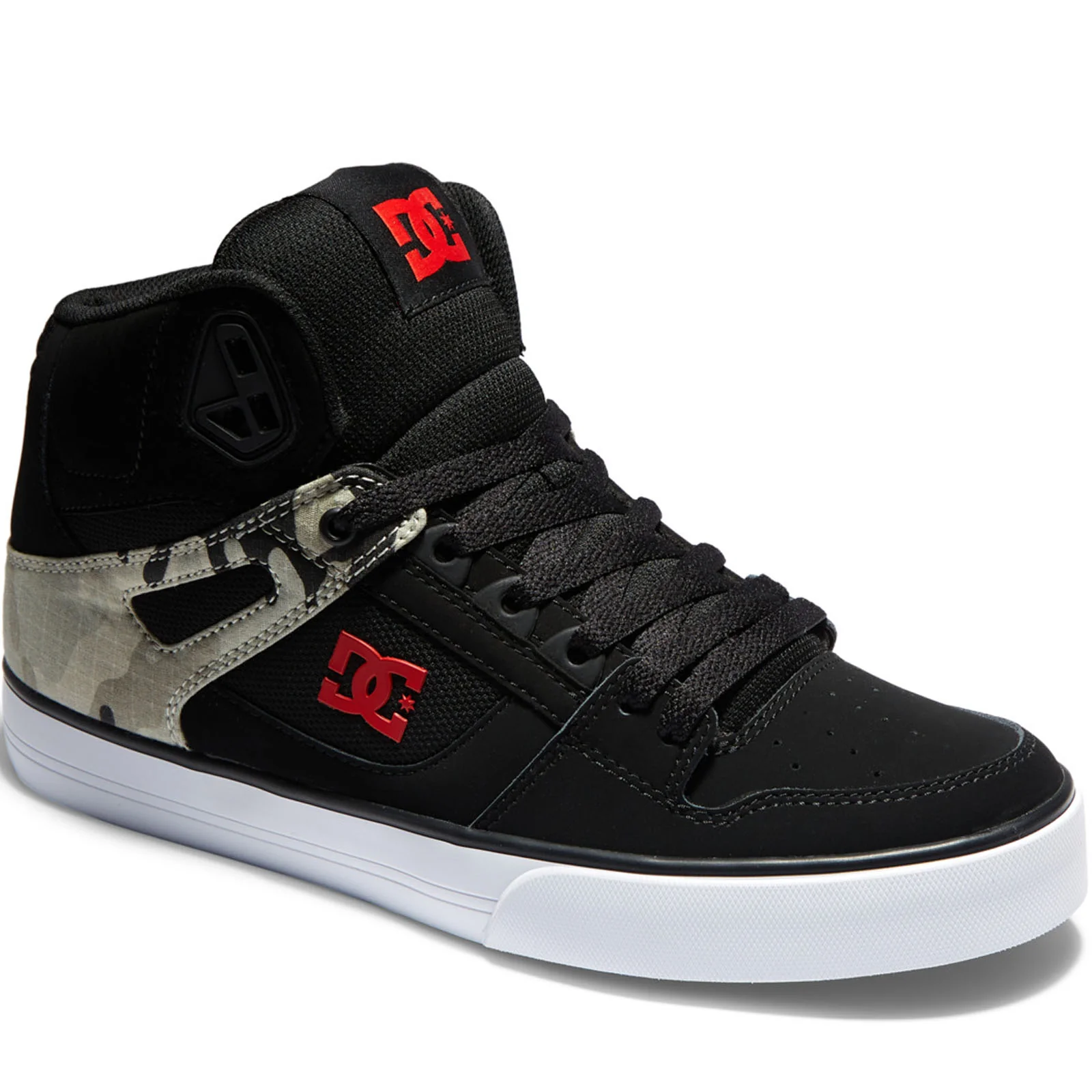 DC Shoes Mens Pure High Leather High Top Trainers - Image 2