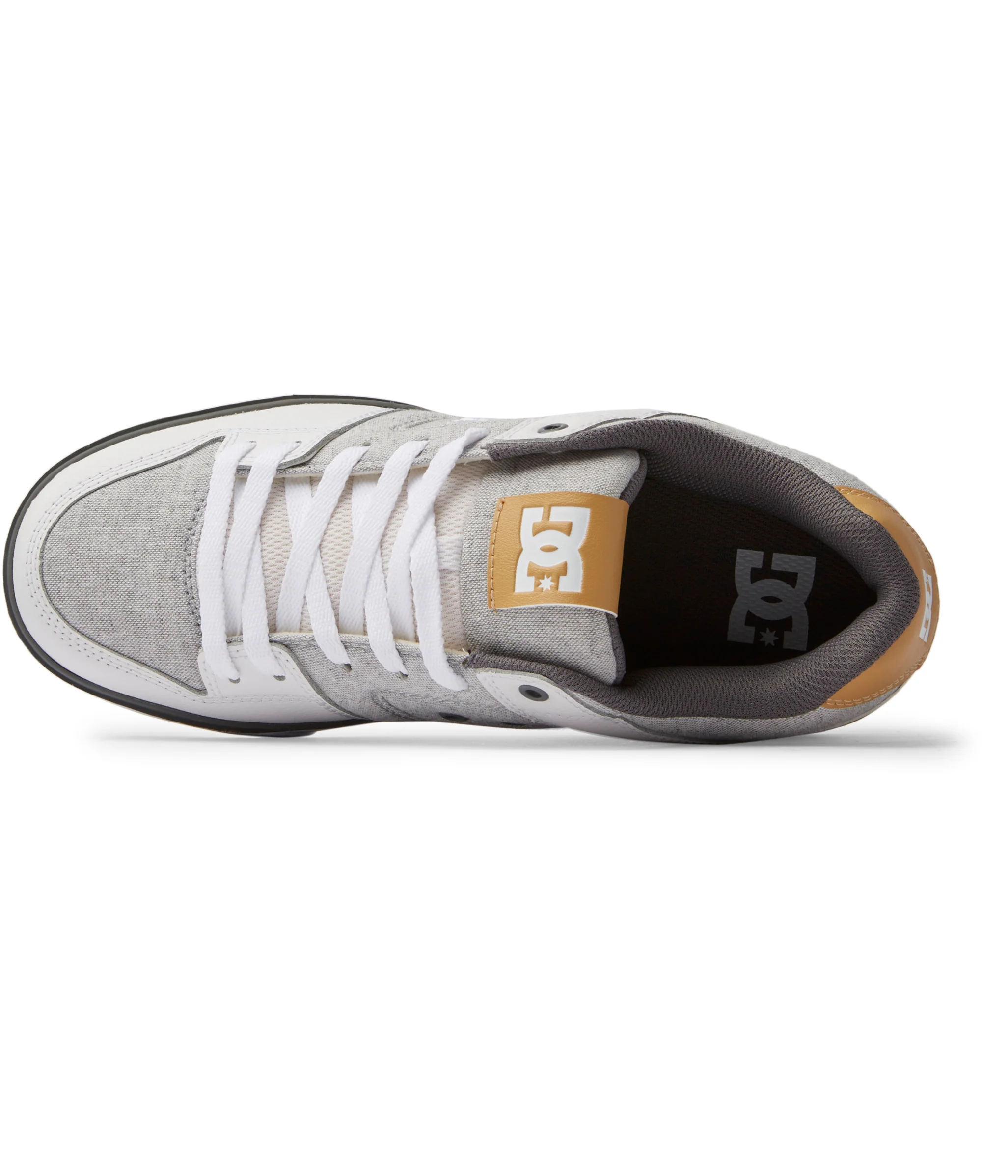 DC Shoes Mens Pure Leather Low Rise Trainers - Image 16