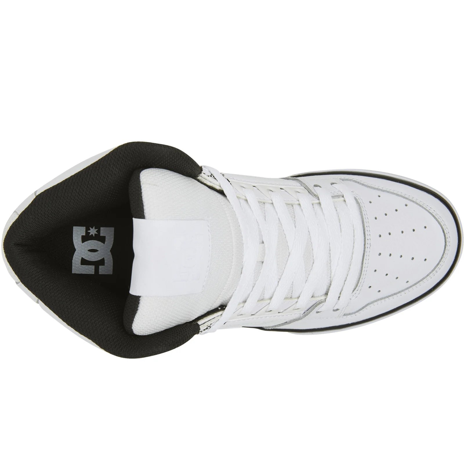 DC Shoes Mens Pure Trainers - White/Black - Image 3