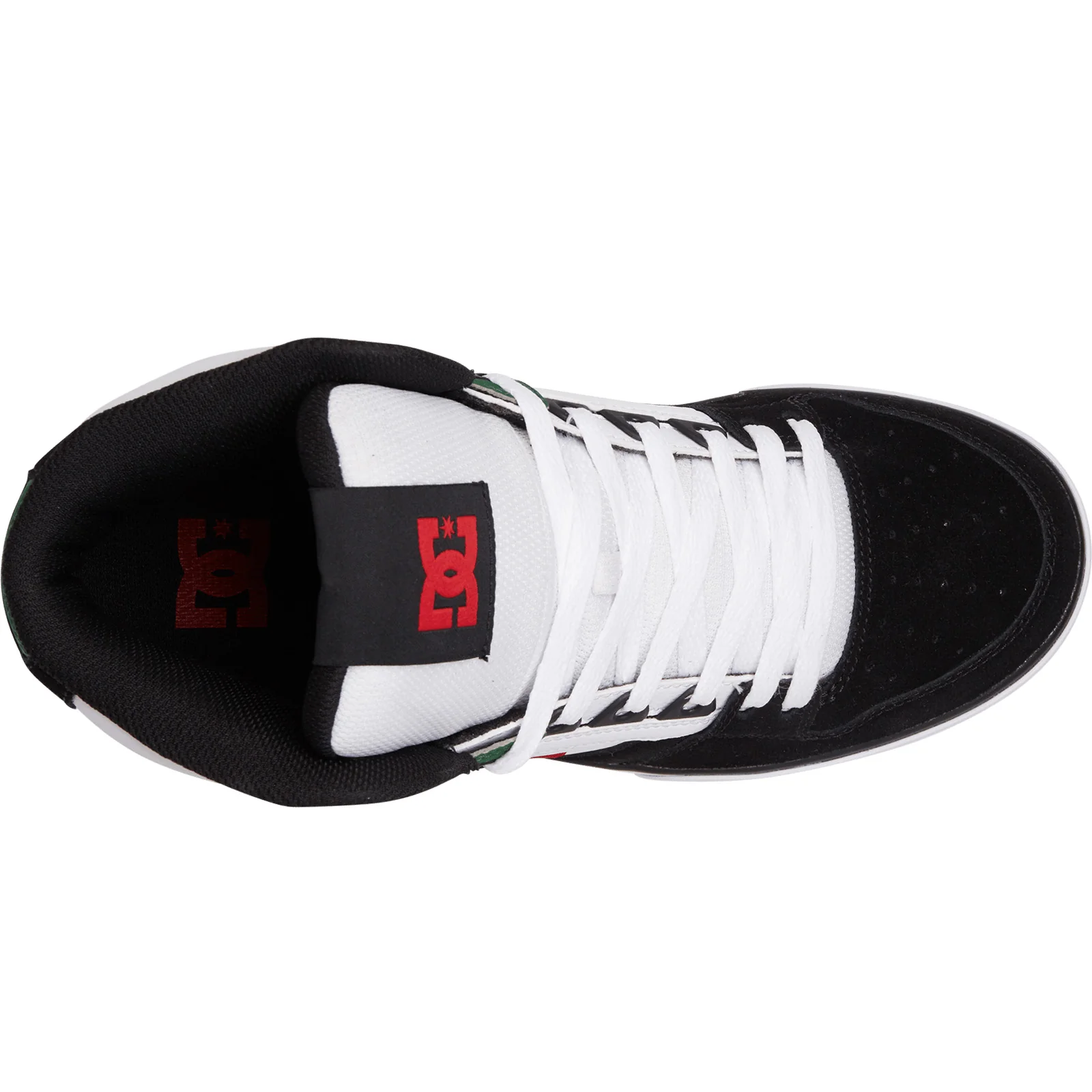 DC Shoes Mens Pure Trainers - White/Green - Image 3