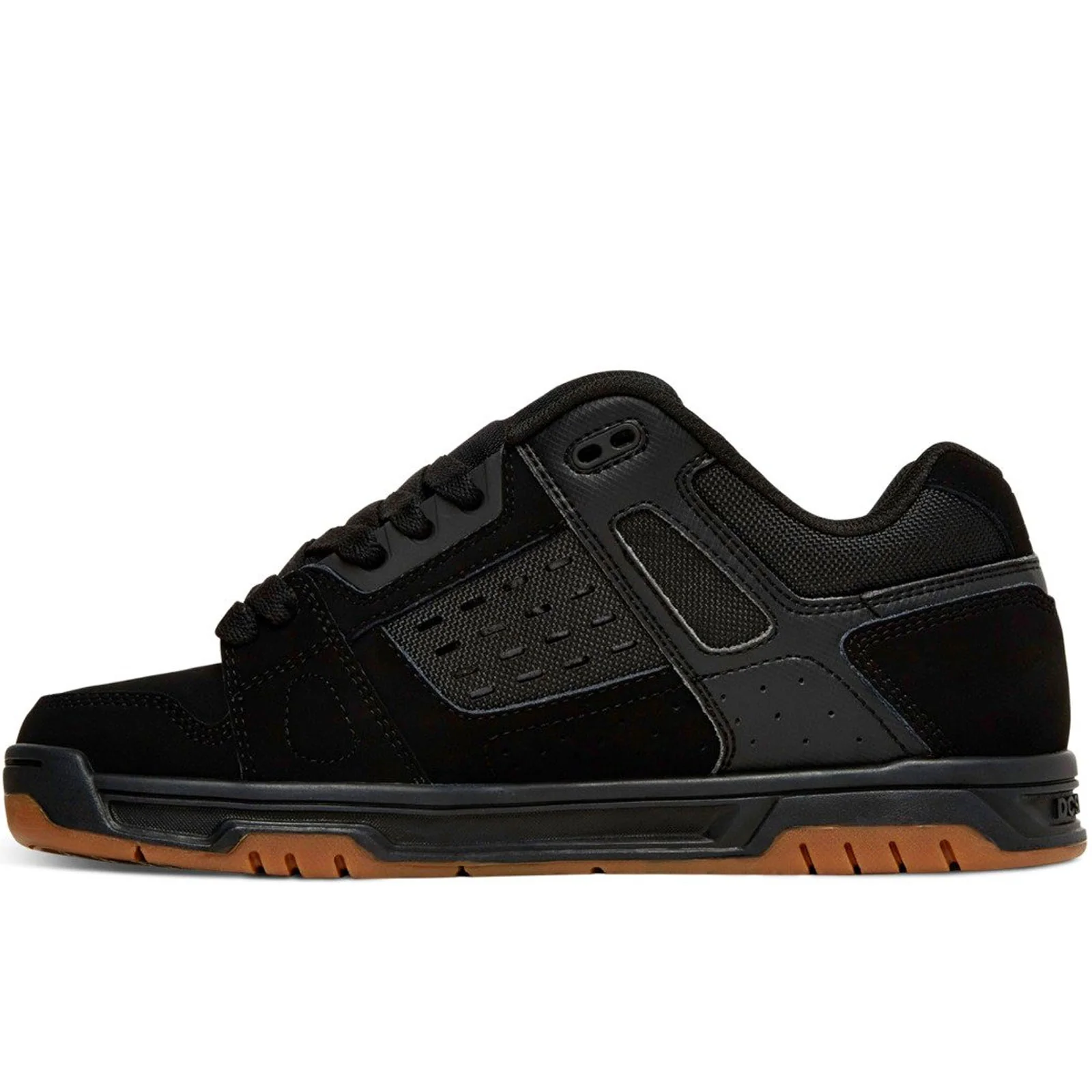 DC Shoes Mens Stag Low Rise Suede Leather Skate Trainers - Image 14