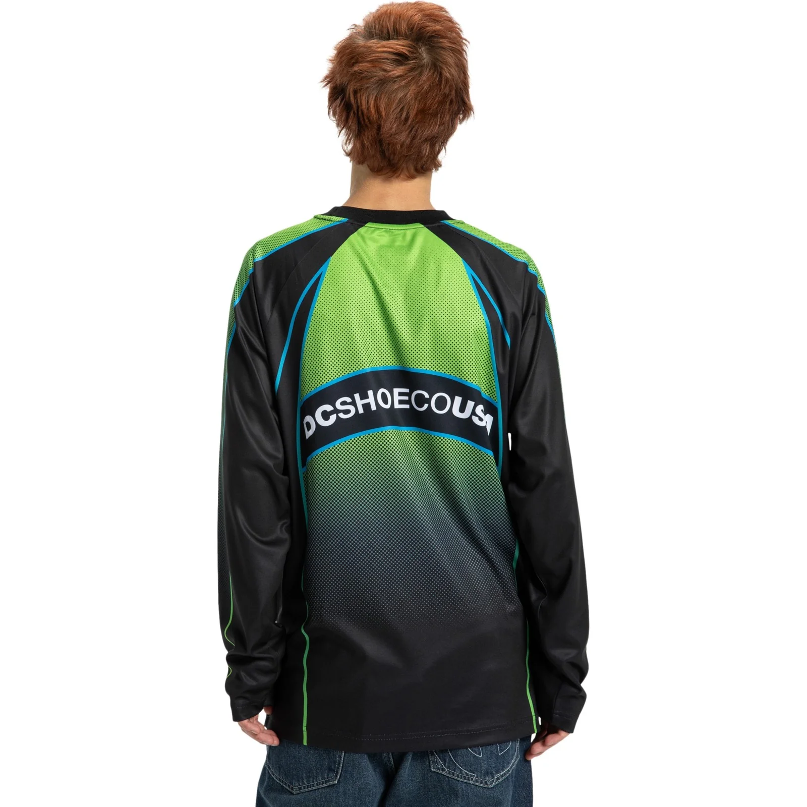 DC Shoes Mens Sylem Moto Jersey Long Sleeve T-Shirt - Image 5