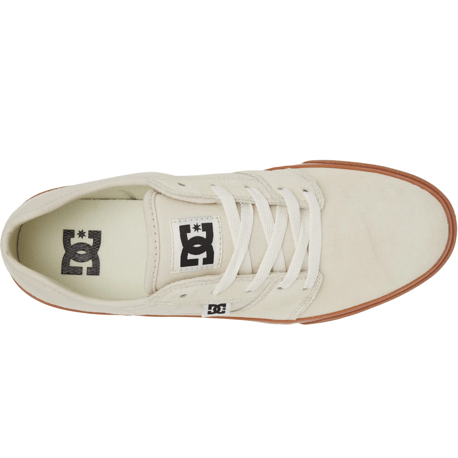 DC Shoes Mens Tonik Trainers - White/Gum - Image 3