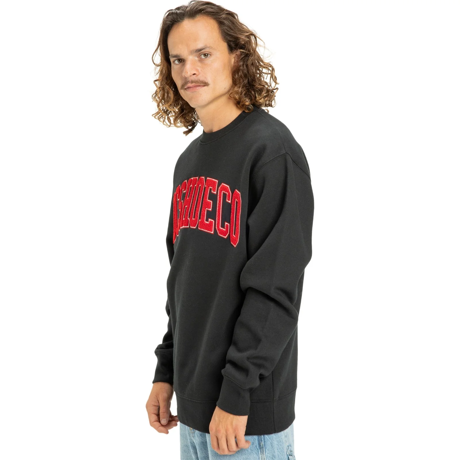 DC Shoes Mens Varsity Pullover Crewneck Sweatshirt - Image 4