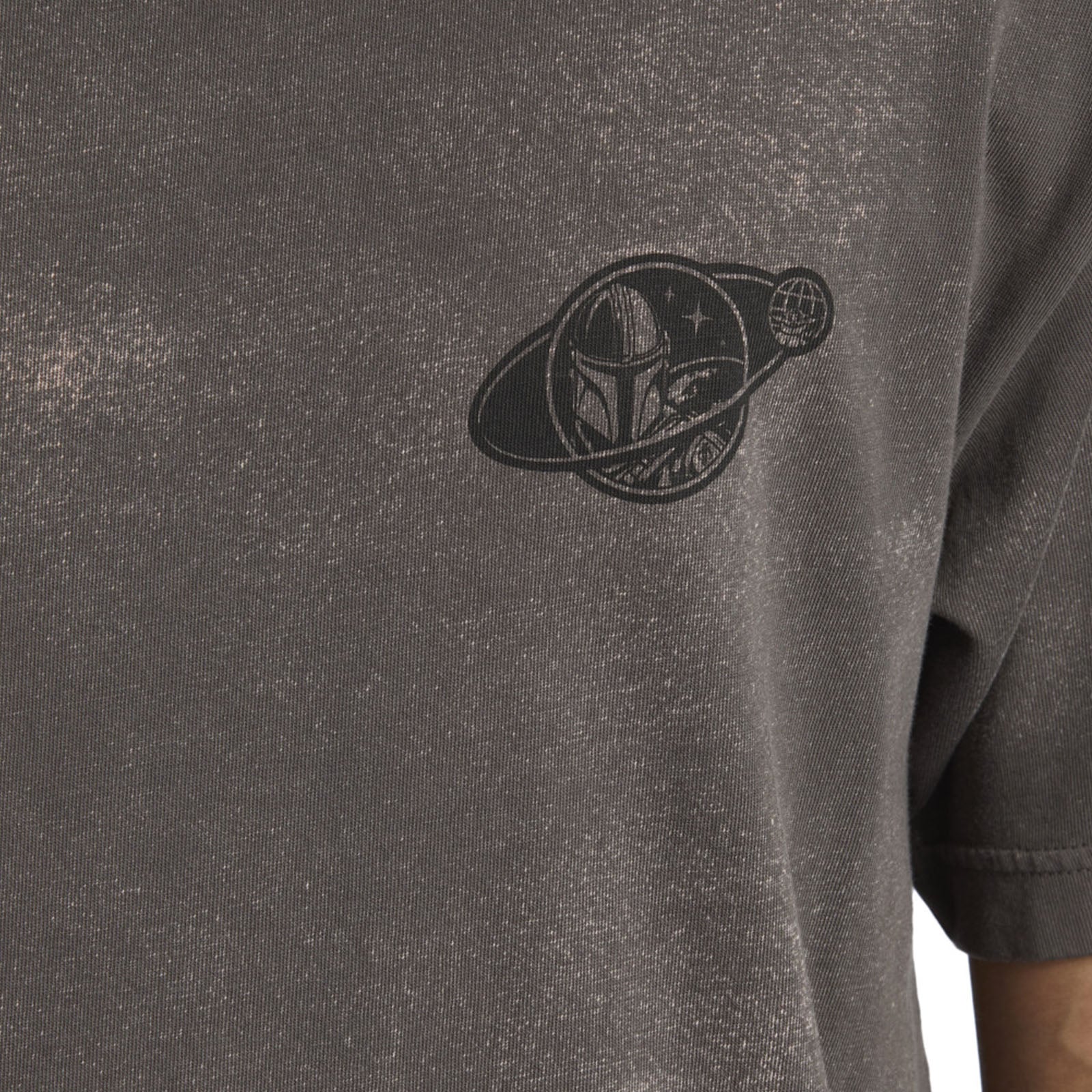 DC Shoes Mens X Star Wars Mando Travel T-Shirt - Grey - Image 5