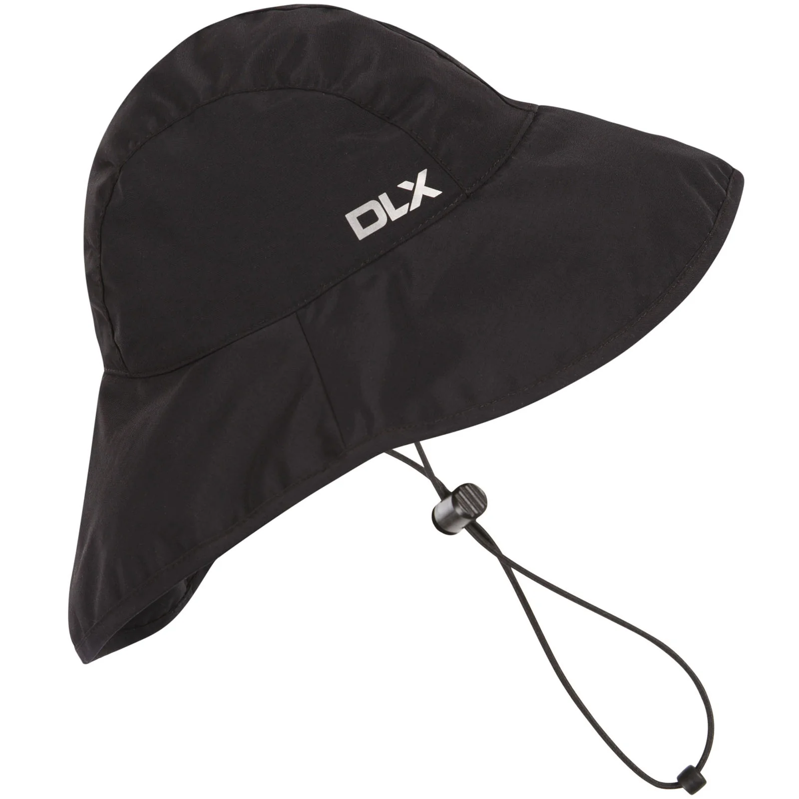 DLX Mens Ando Waterproof Adjustable Rain Hat - Black - Image 2