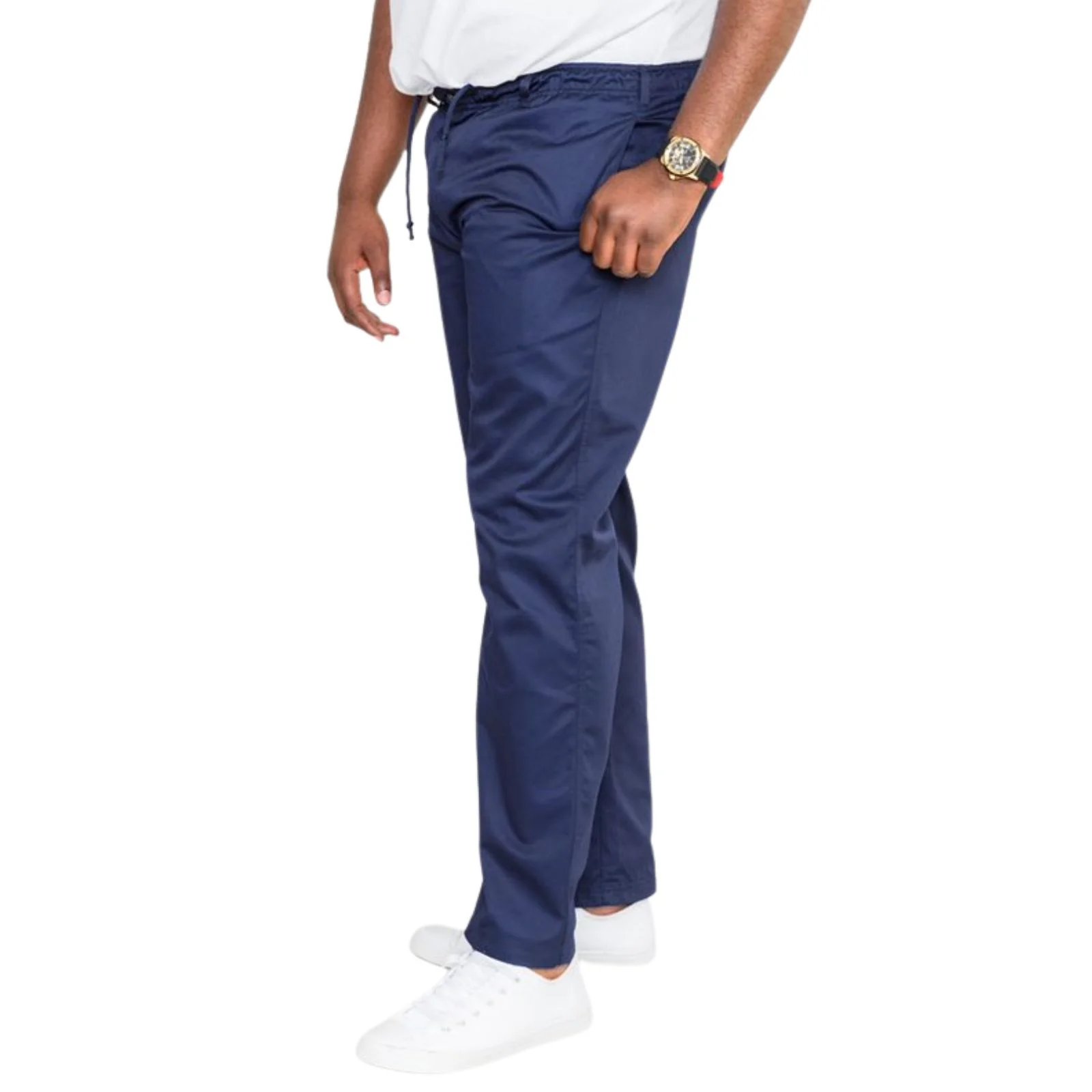 D555 Mens Basilio Big & Tall Kingsize Elastic Waist Rugby Trousers - Image 3