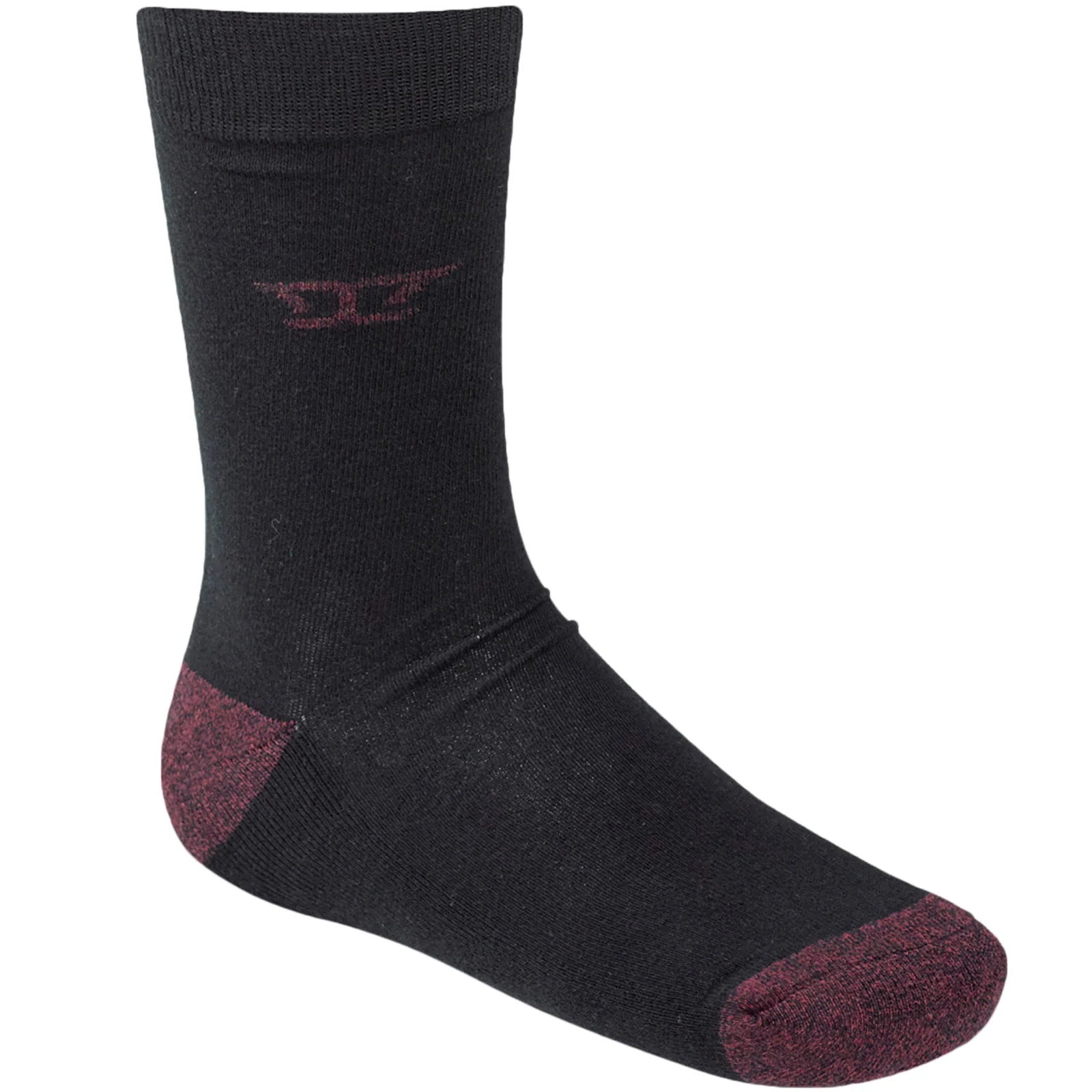 D555 Mens 2 Pack Eden Kingsize Cotton Rich Cushioned Sole Socks - Image 3