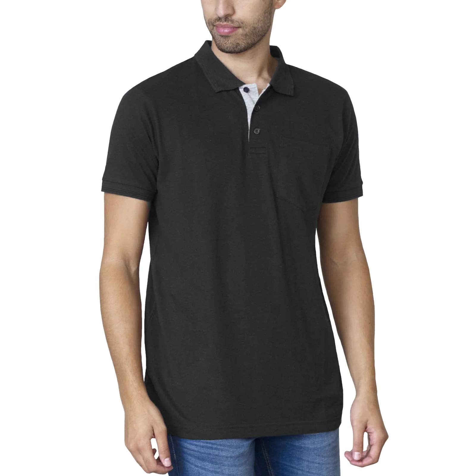 D555 Mens Grant Pique Polo Shirt - Image 2