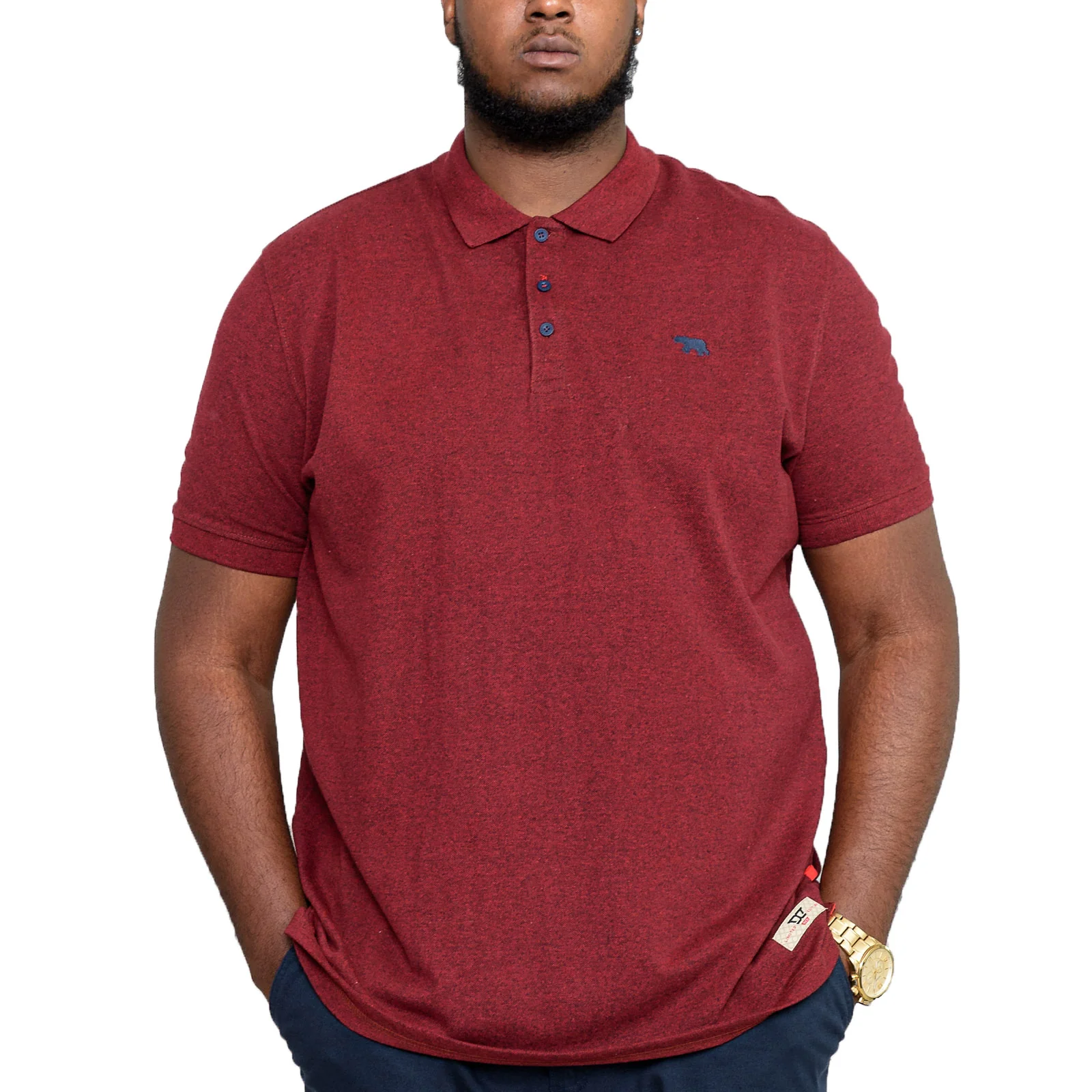 Duke D555 Mens Winchester Big & Tall Twisted Polo Shirt