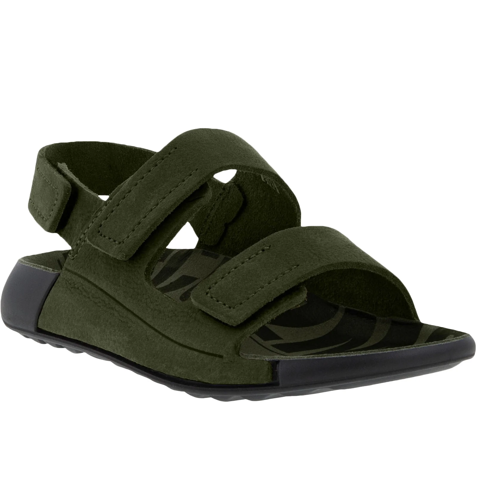 ECCO Kids 2ND Cozmo Hook & Loop Leather Sandals - Image 2