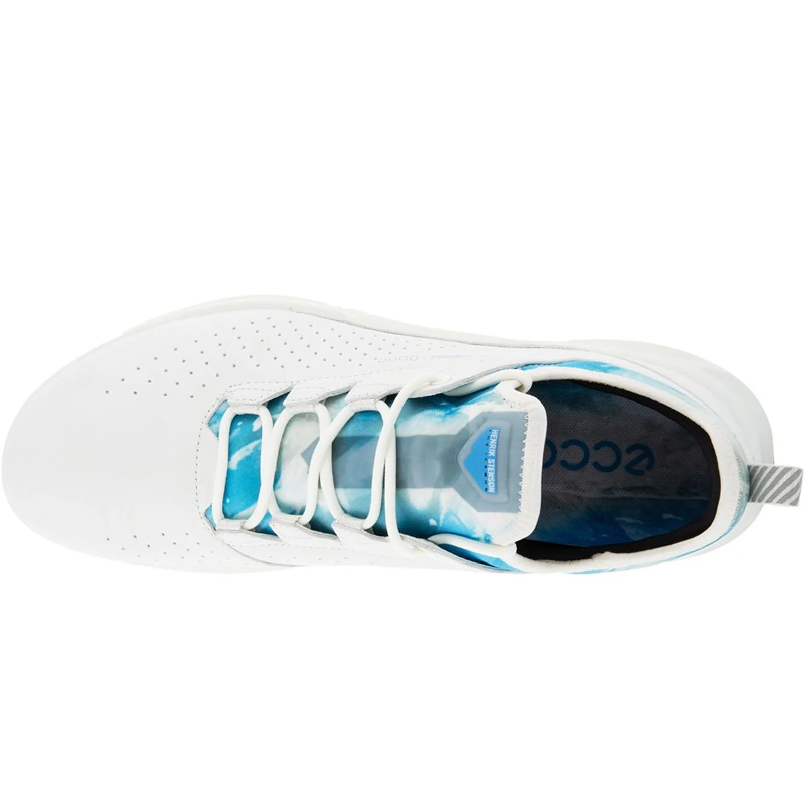 ECCO Mens Biom C4 GORE-TEX Leather Golf Trainers - White - Image 3