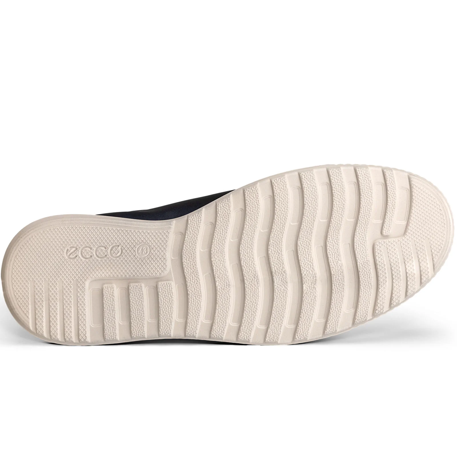 ECCO Mens Byway Leather Trainers - Black - Image 8