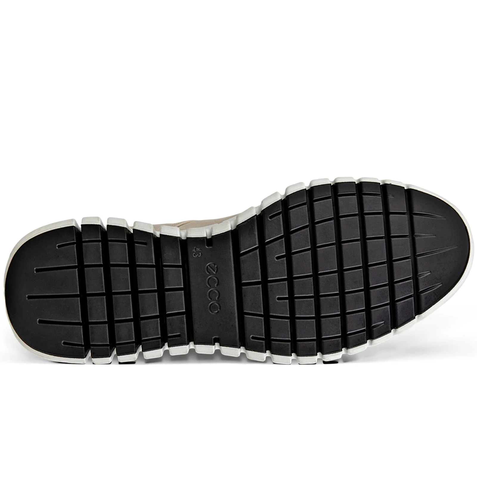 ECCO Mens Gruuv Leather Elastic Laces Trainers - Image 14
