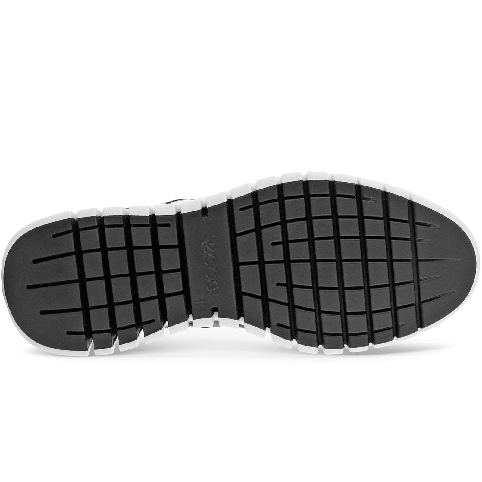 ECCO Mens Gruuv Leather Elastic Laces Trainers - Image 18