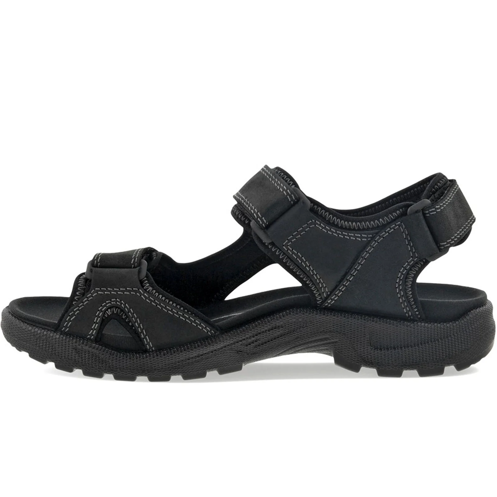 ECCO Mens Onroads Leather Walking Sandals - Image 4