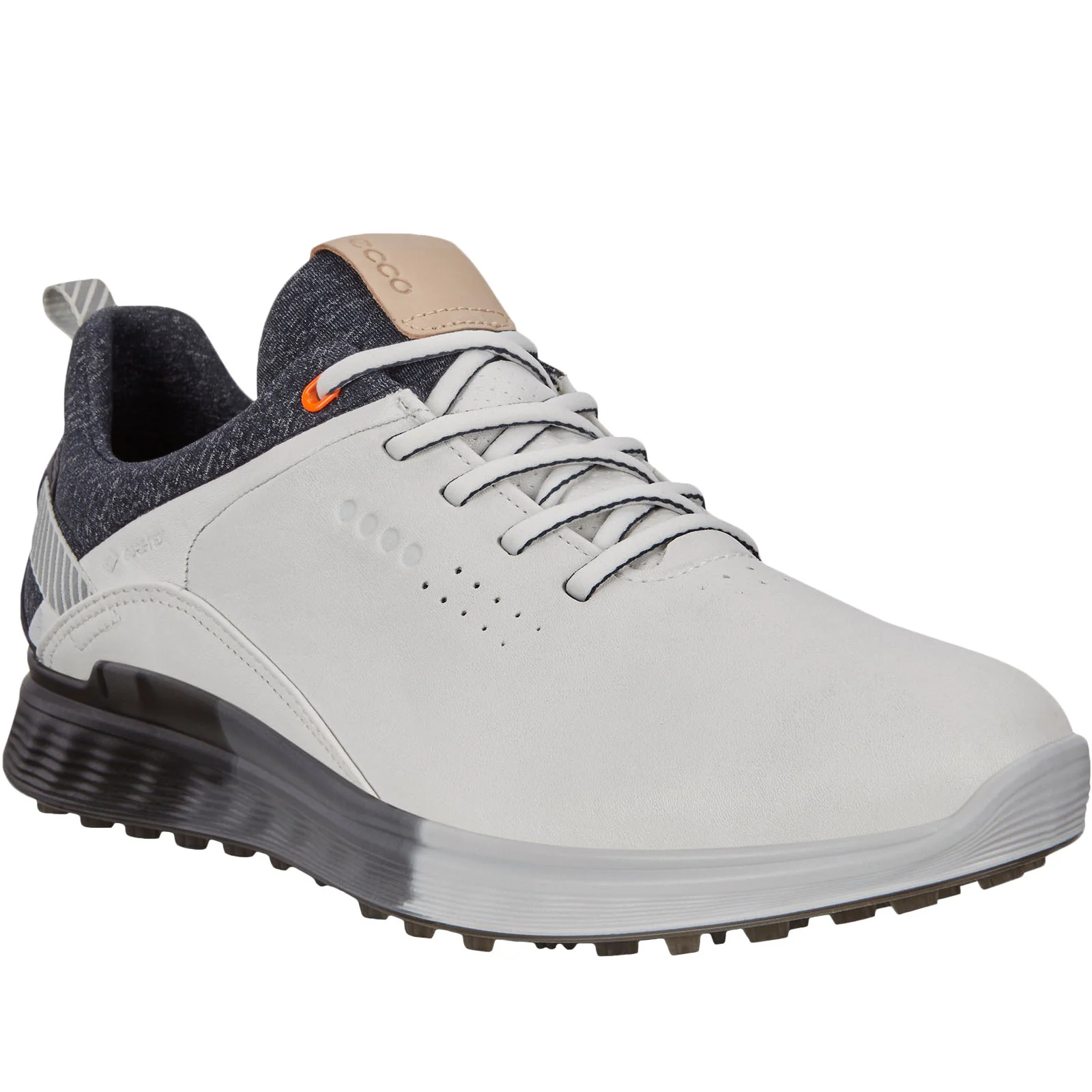ECCO Mens S-Three Leather Gore-Tex Golf Shoes - Image 2
