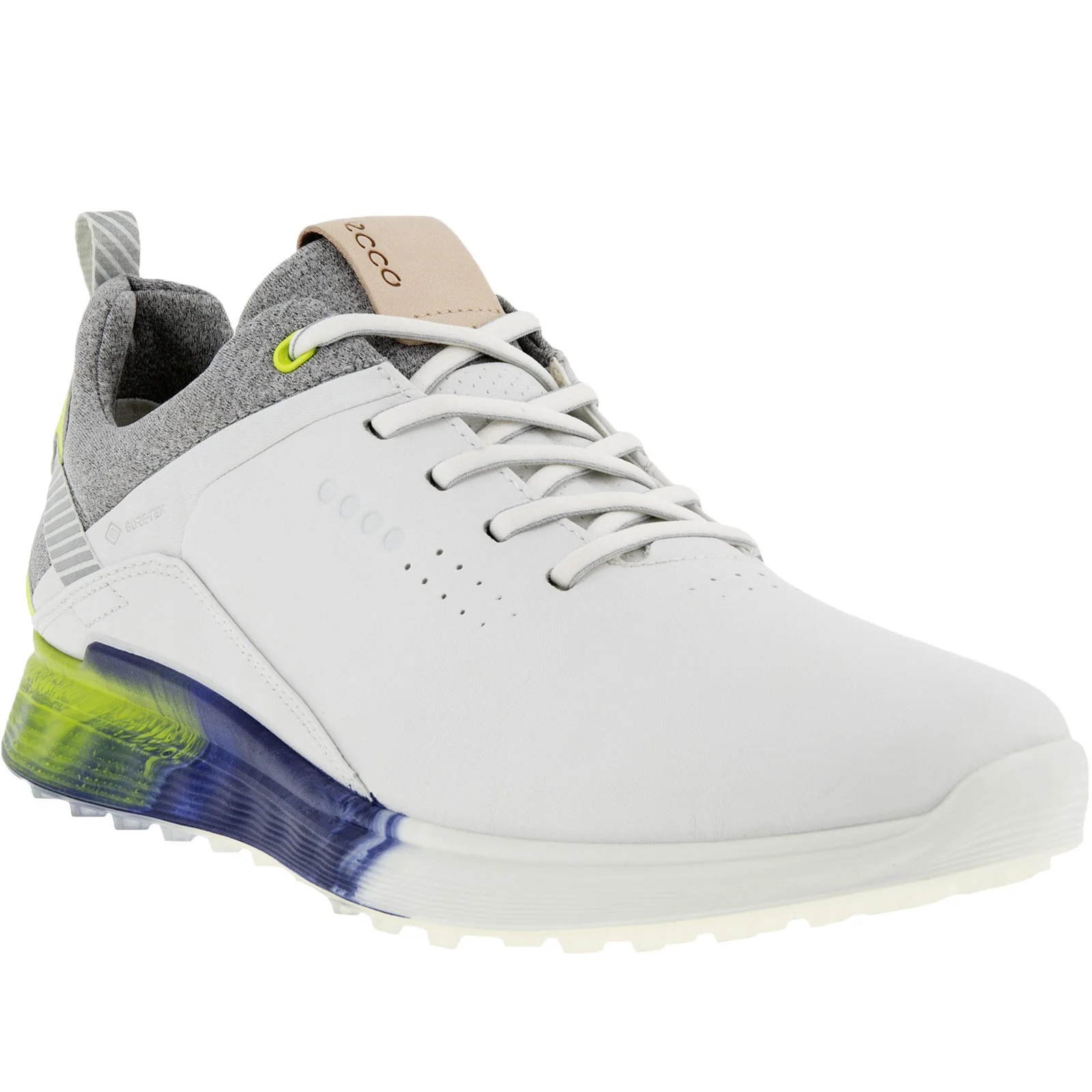 ECCO Mens S-Three Leather Gore-Tex Golf Shoes - Image 6