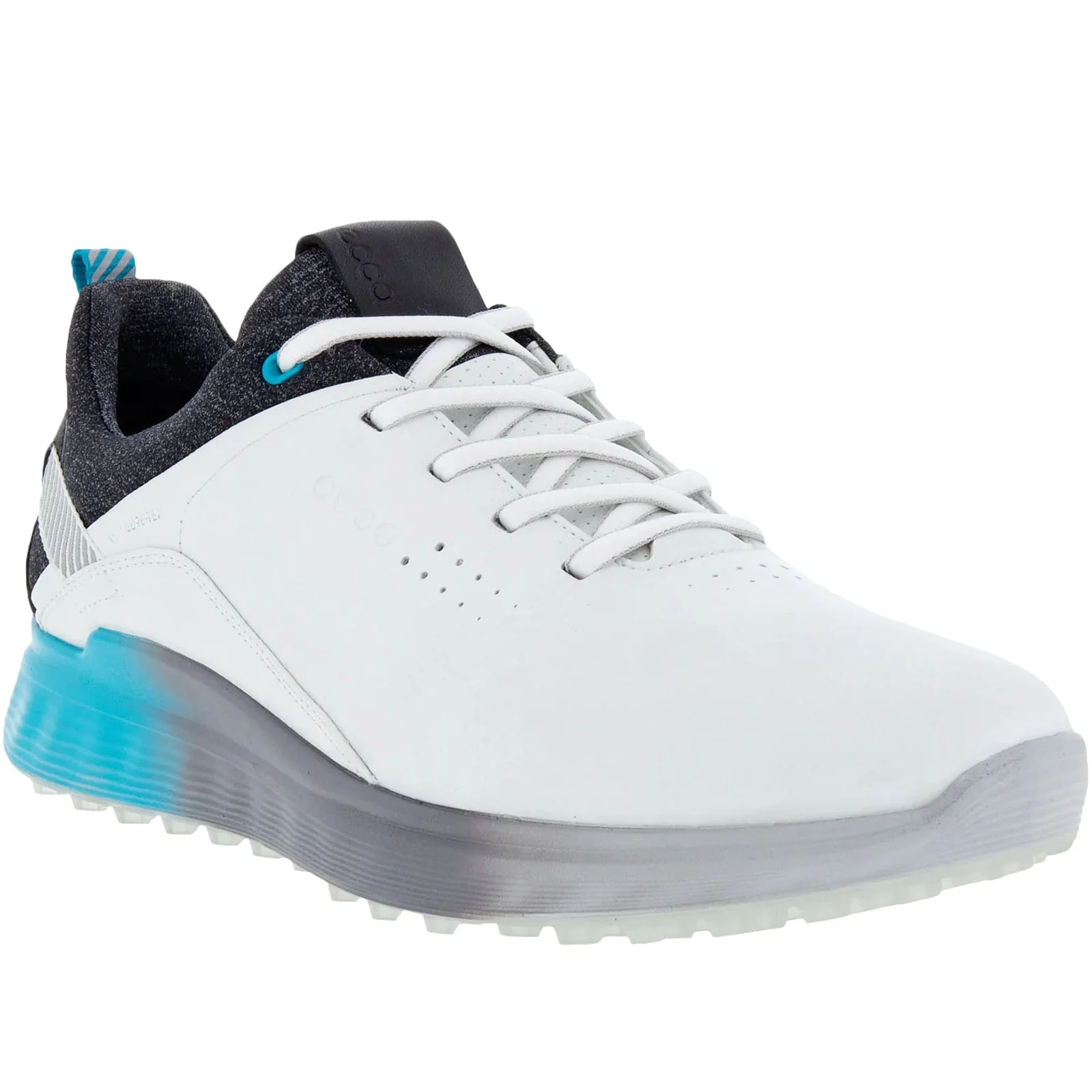 ECCO Mens S-Three Leather Gore-Tex Golf Shoes - Image 9