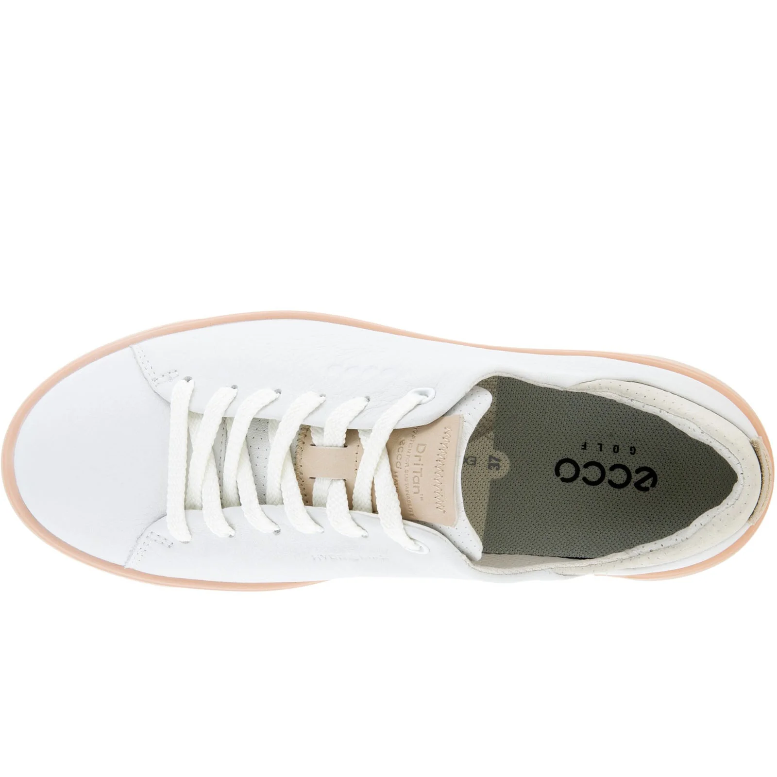 ECCO Womens Golf Tray Leather Golf Shoes - Image 14