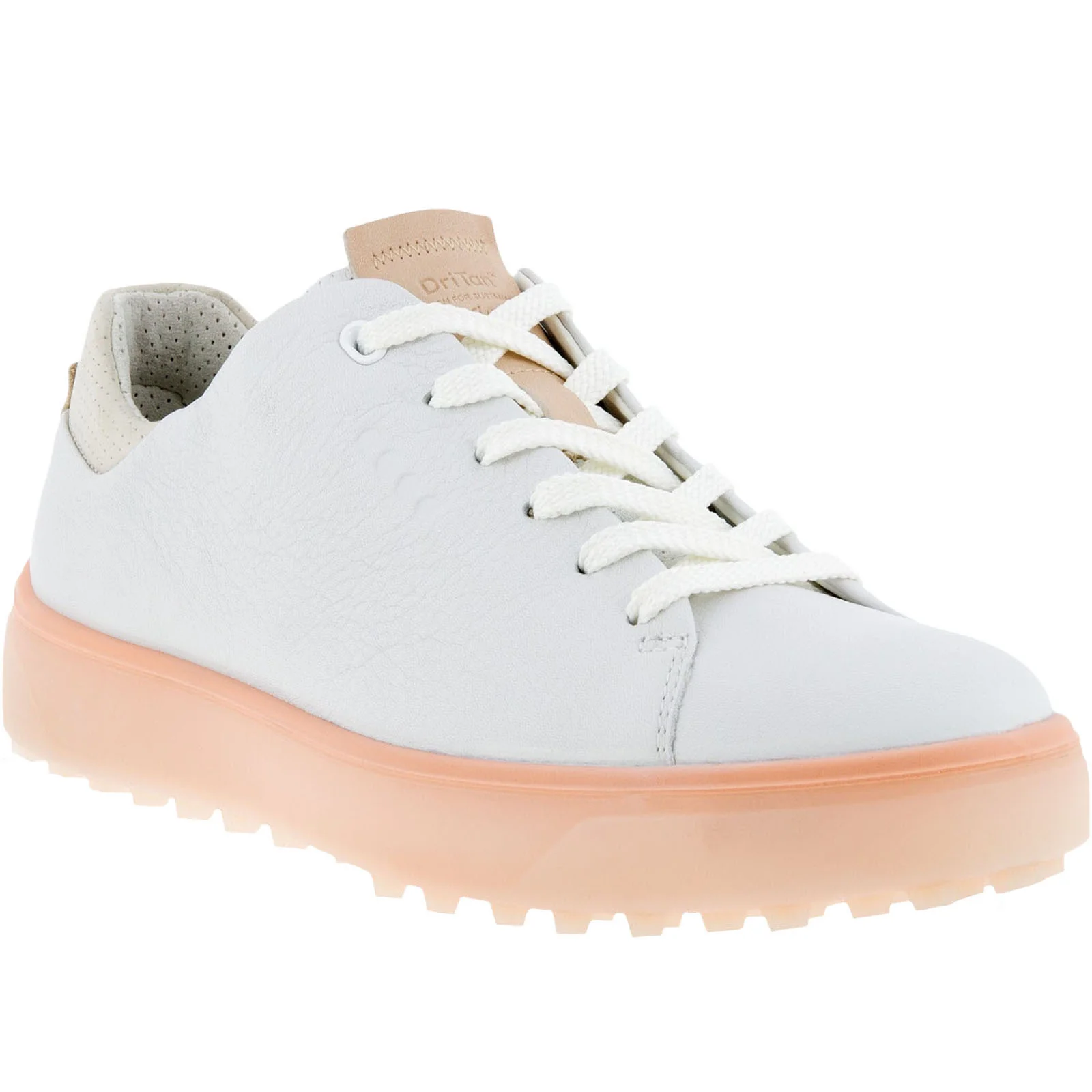 ECCO Womens Golf Tray Leather Golf Shoes - Image 4