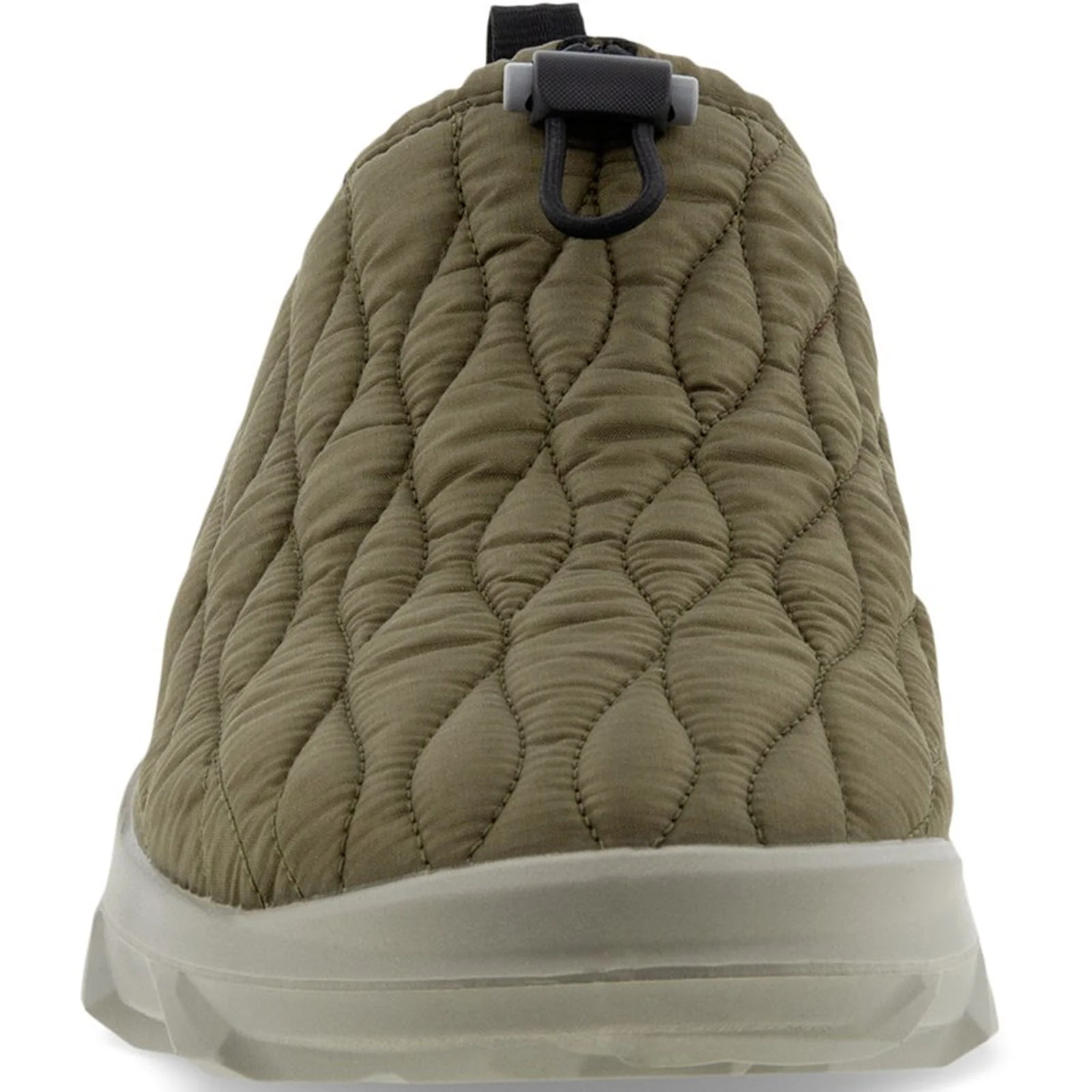 ECCO Womens MX Quilted Fleece Lined Slip On Plimsolls - Tarmac - Image 5