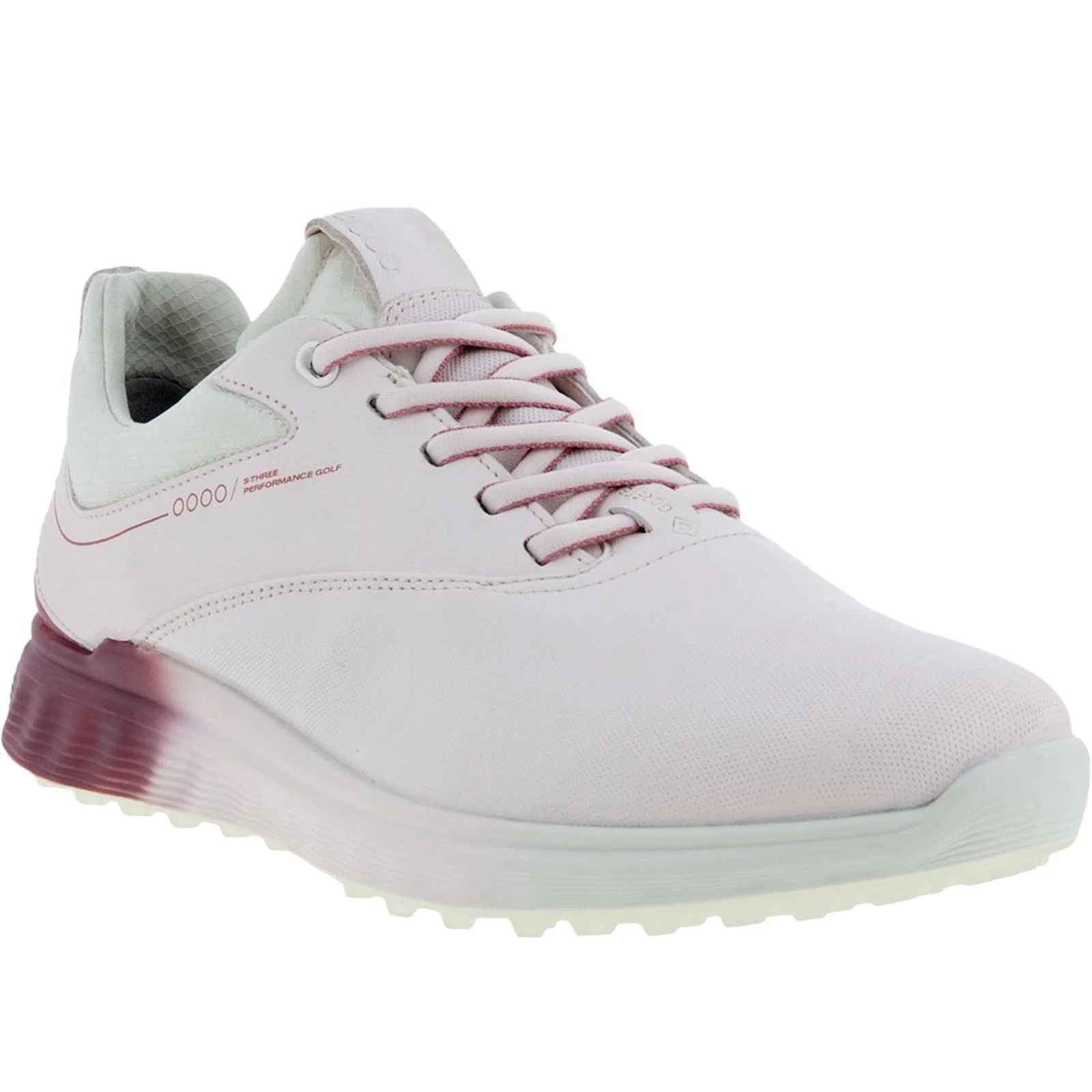 ECCO Womens S-Three Leather GORE-TEX Golf Shoes - Image 3