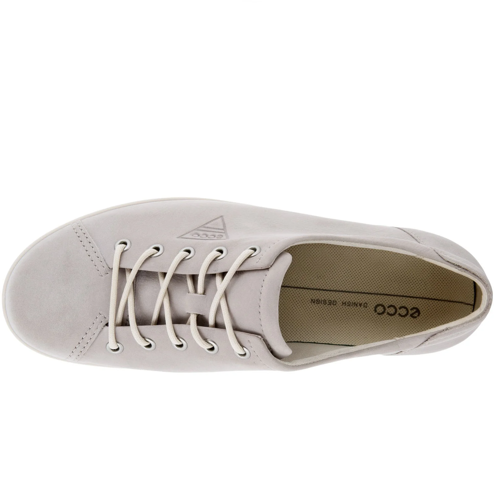 ECCO Womens Soft 2.0 Leather Trainers - Image 6