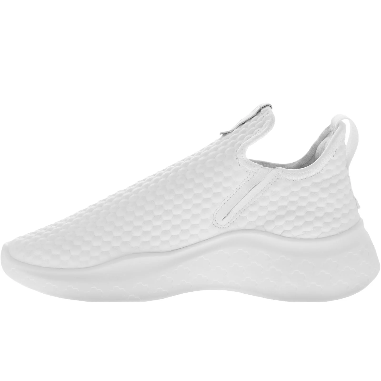 ECCO Womens Therap Futuristic Leather Slip On Stretch Trainers Shoes - Image 5