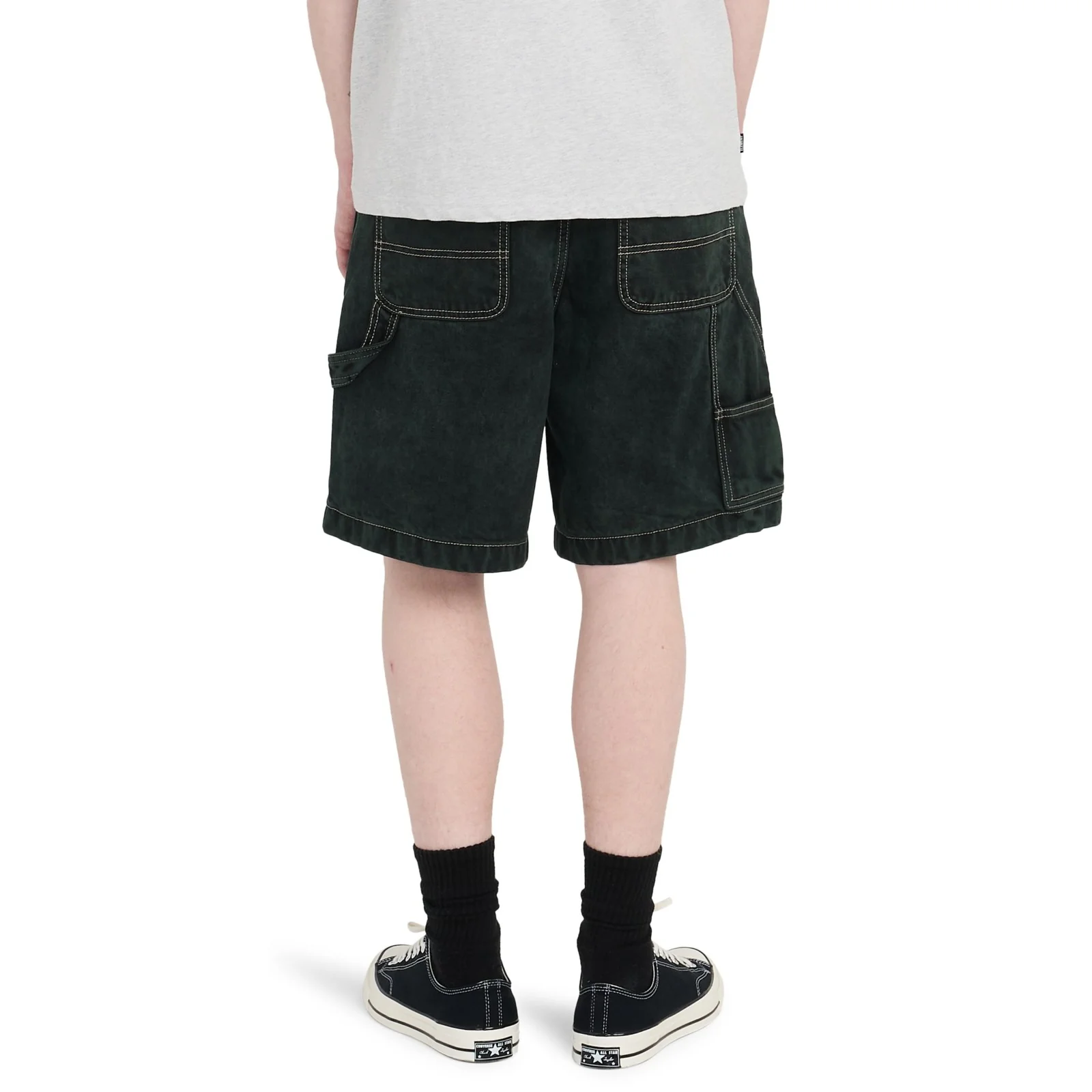 Element Mens Big Carpenter Knee Length Denim Shorts - Image 3